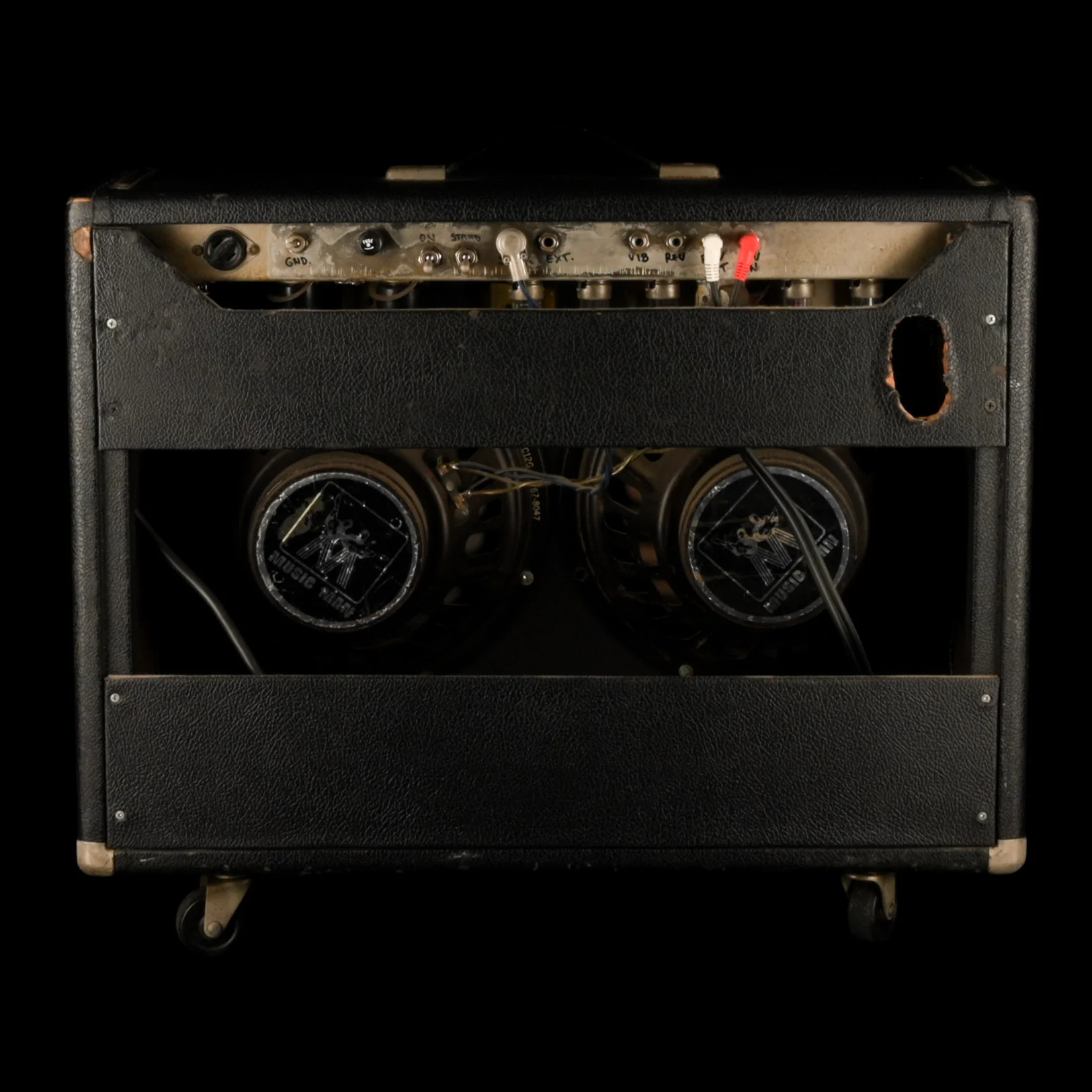 Vintage 1967 Fender Pro Reverb Guitar Amp Combo With Mods - Image 8