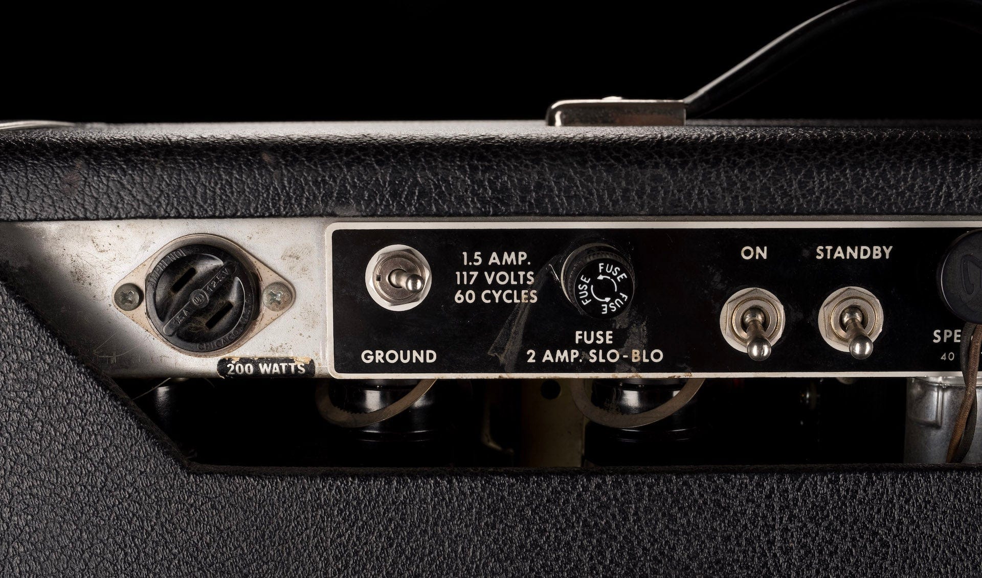 Vintage 1967 Fender Super Reverb Guitar Amp Combo - Image 15