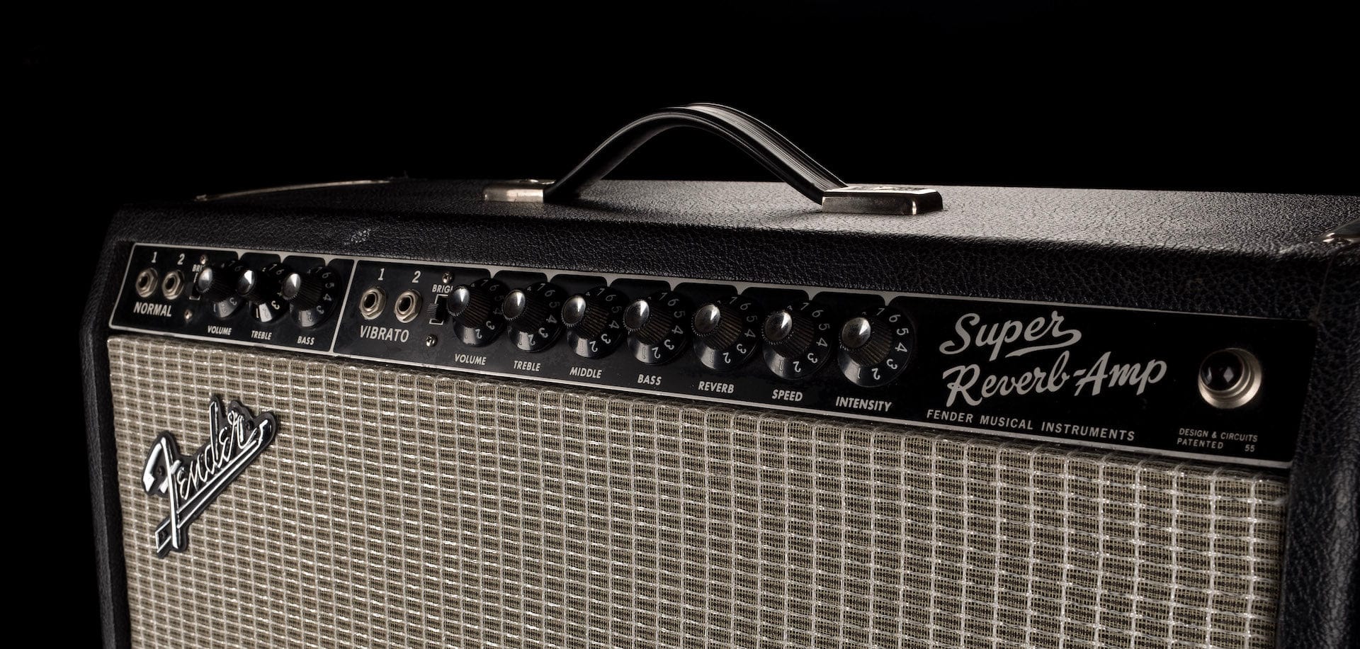Vintage 1967 Fender Super Reverb Guitar Amp Combo - Image 3
