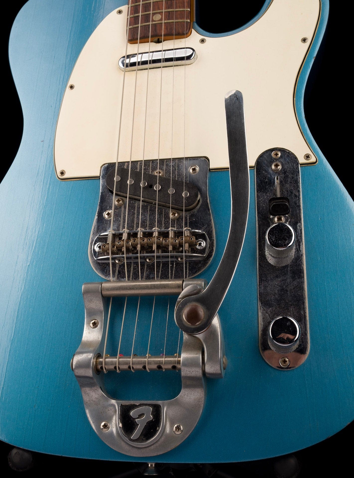 Vintage 1967 Fender Telecaster with Bigsby Lake Placid Blue Owned by Ry Cooder - Image 10