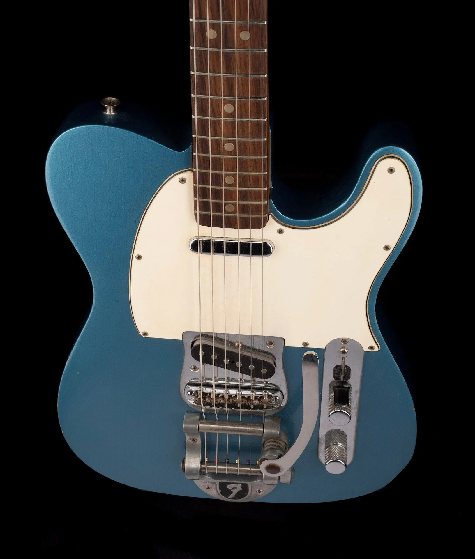 Vintage 1967 Fender Telecaster with Bigsby Lake Placid Blue Owned by Ry Cooder - Image 4