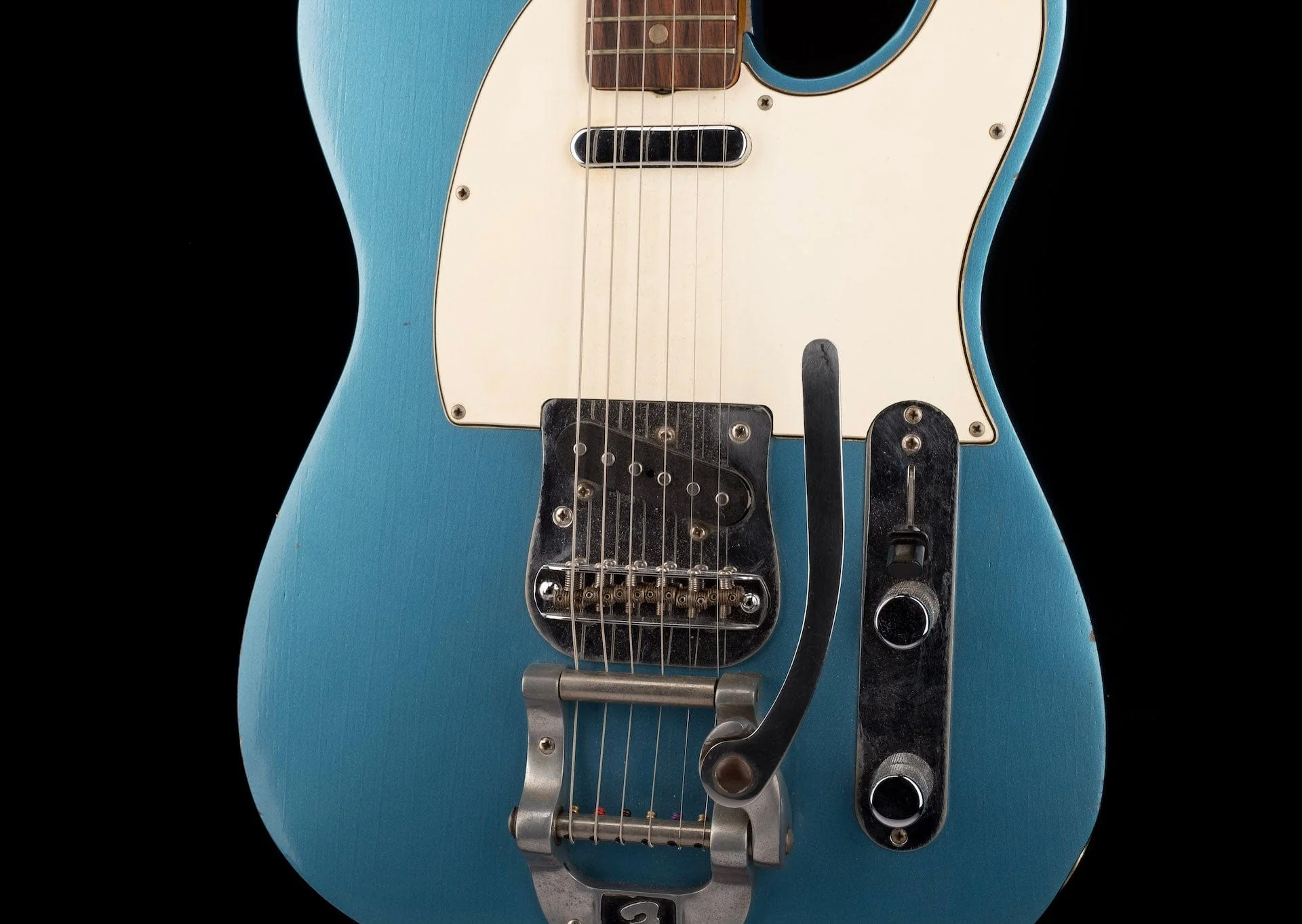 Vintage 1967 Fender Telecaster with Bigsby Lake Placid Blue Owned by Ry Cooder - Image 6