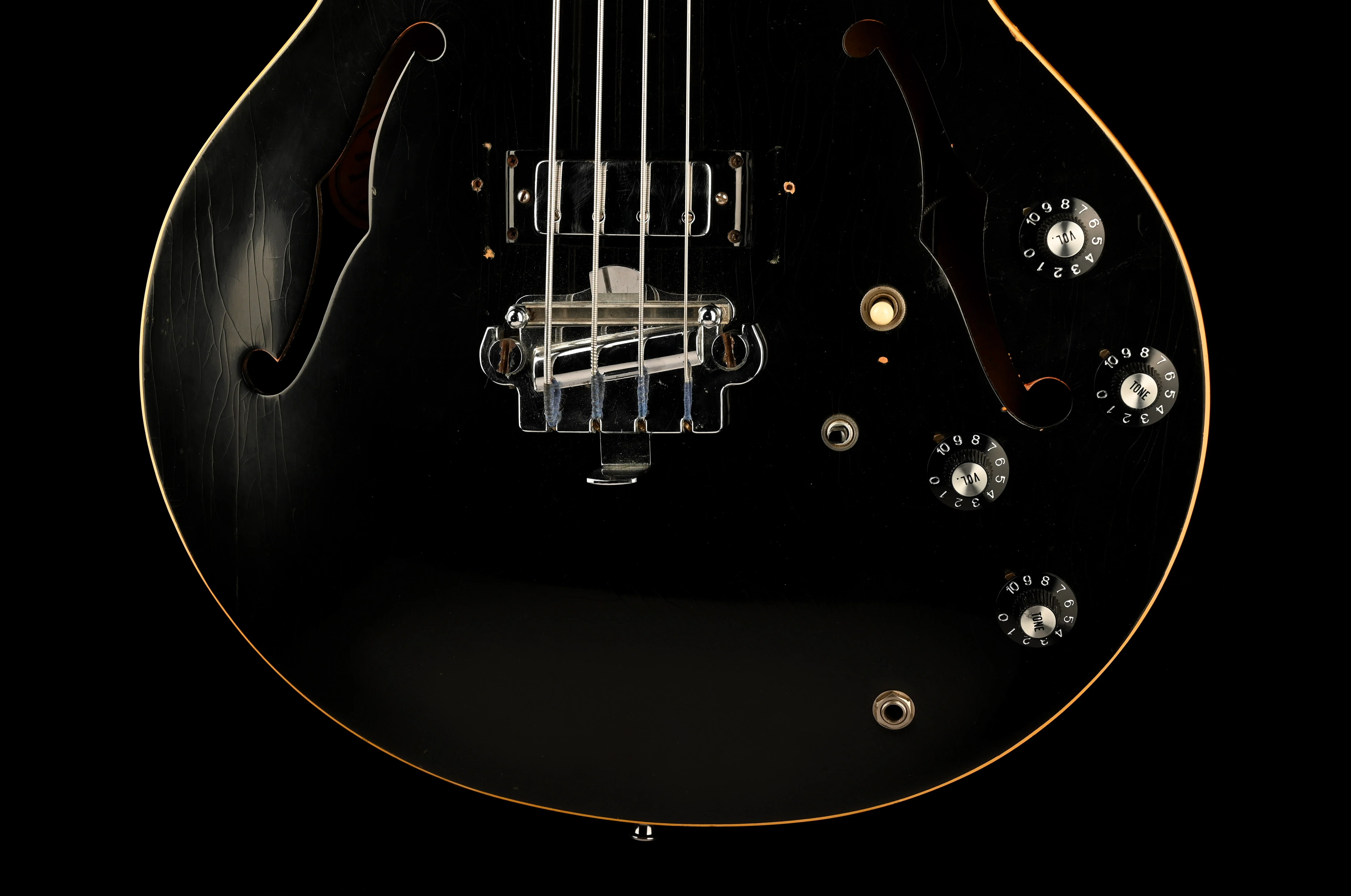 Vintage 1967 Gibson EB-2D Electric Bass Black With OHSC - Image 5