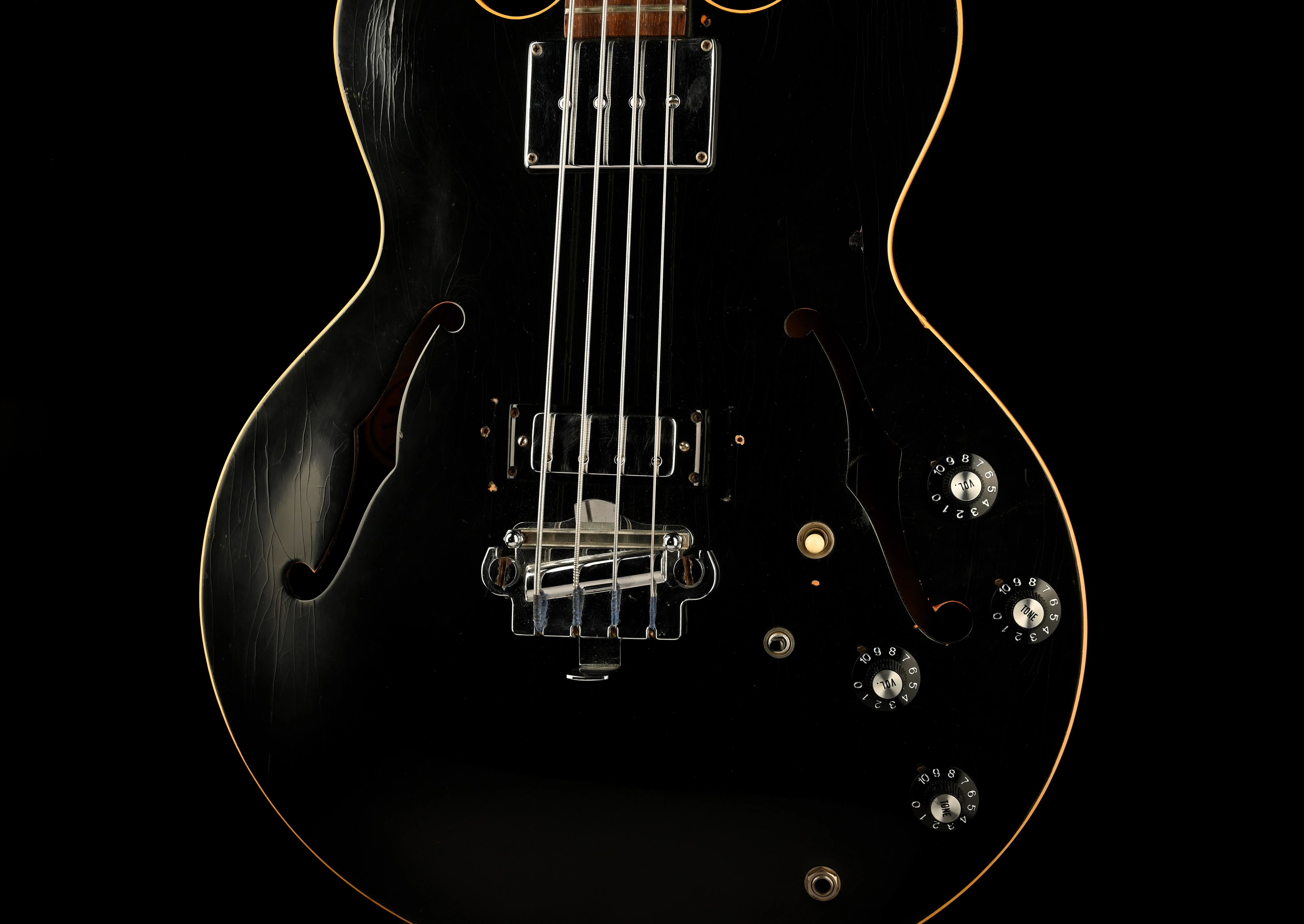 Vintage 1967 Gibson EB-2D Electric Bass Black With OHSC - Image 6