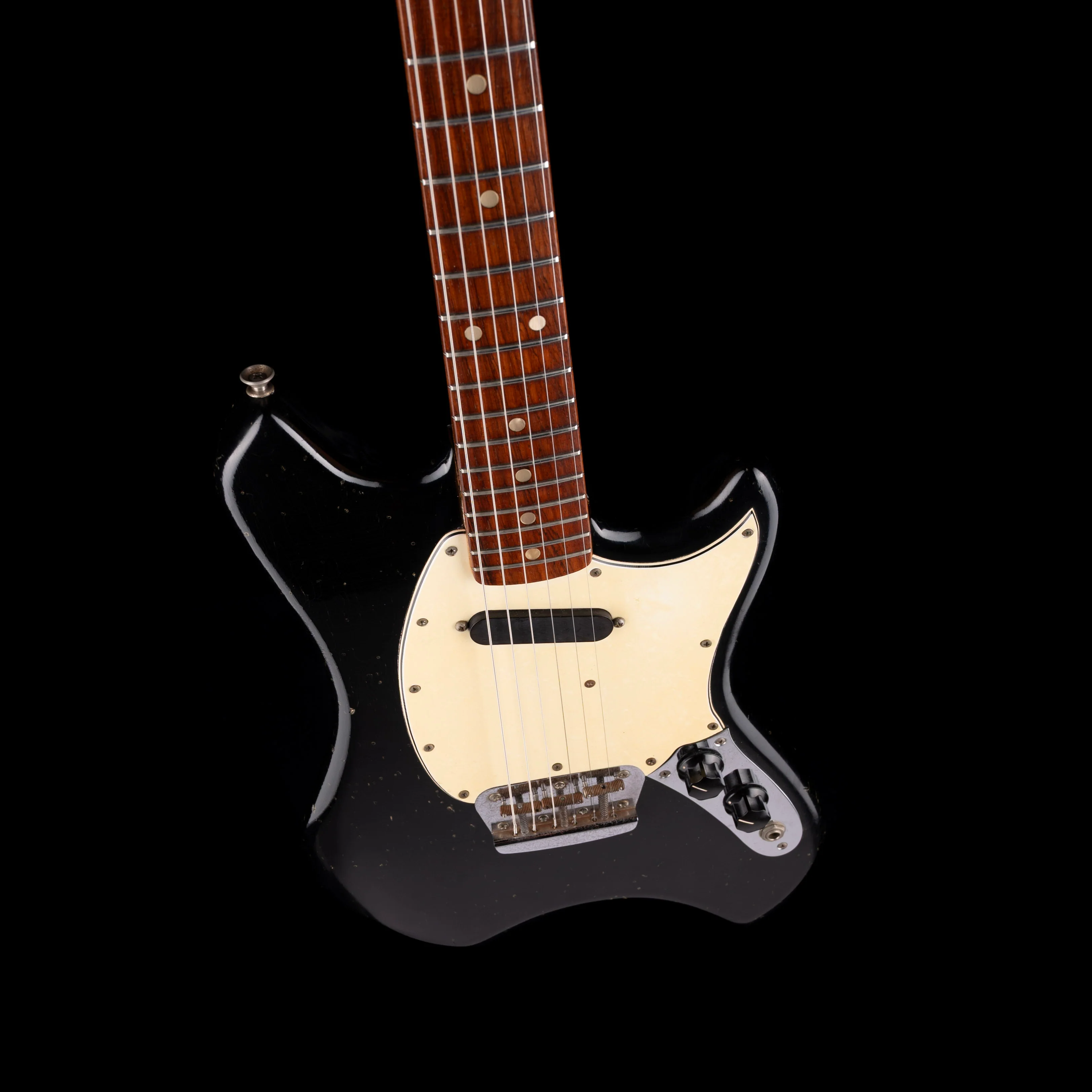 Vintage 1969 Fender Musiclander Swinger Arrow Black With OHSC - Image 3