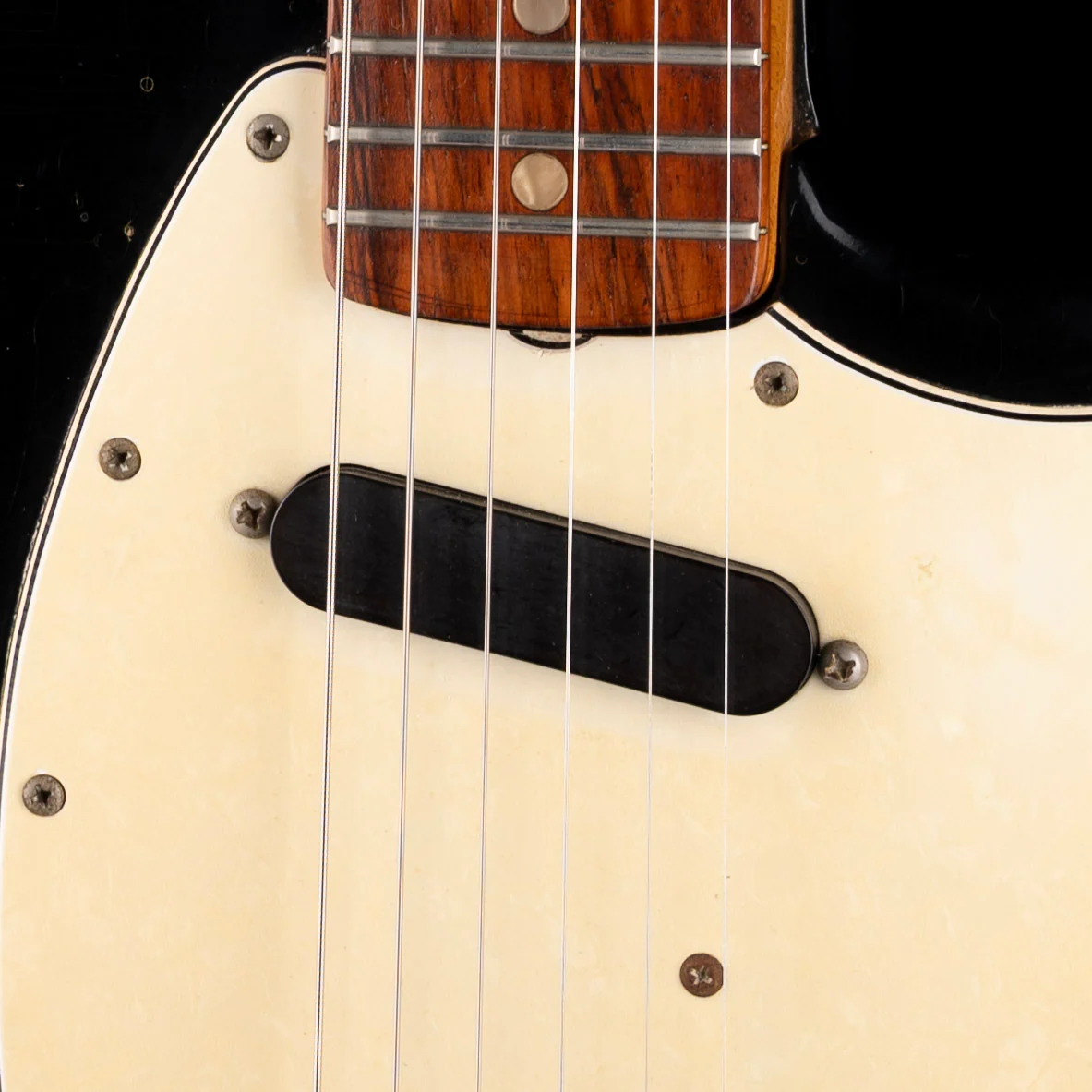 Vintage 1969 Fender Musiclander Swinger Arrow Black With OHSC - Image 4