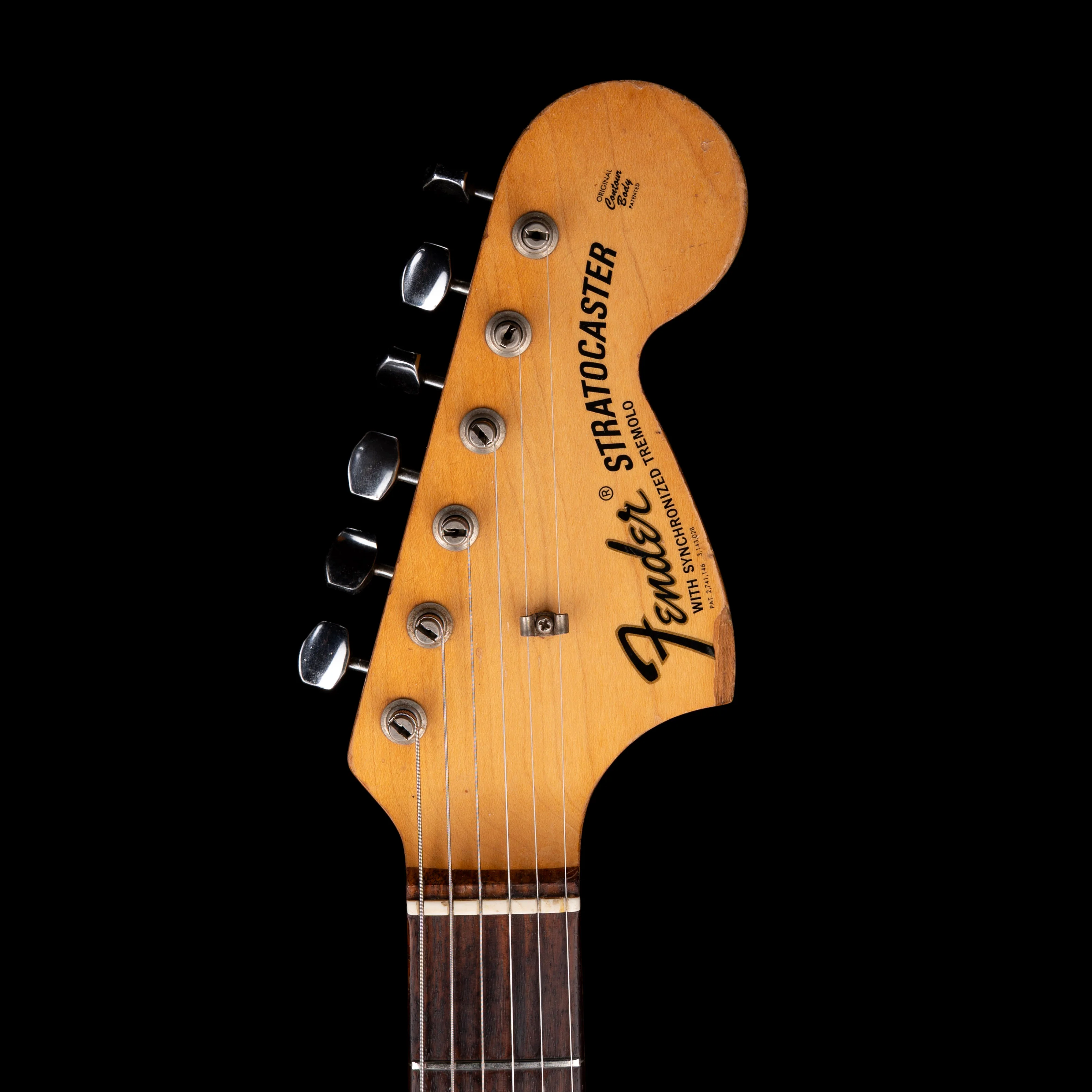 Vintage 1970 Fender Stratocaster 3-Tone Sunburst With Soft Case - Image 12