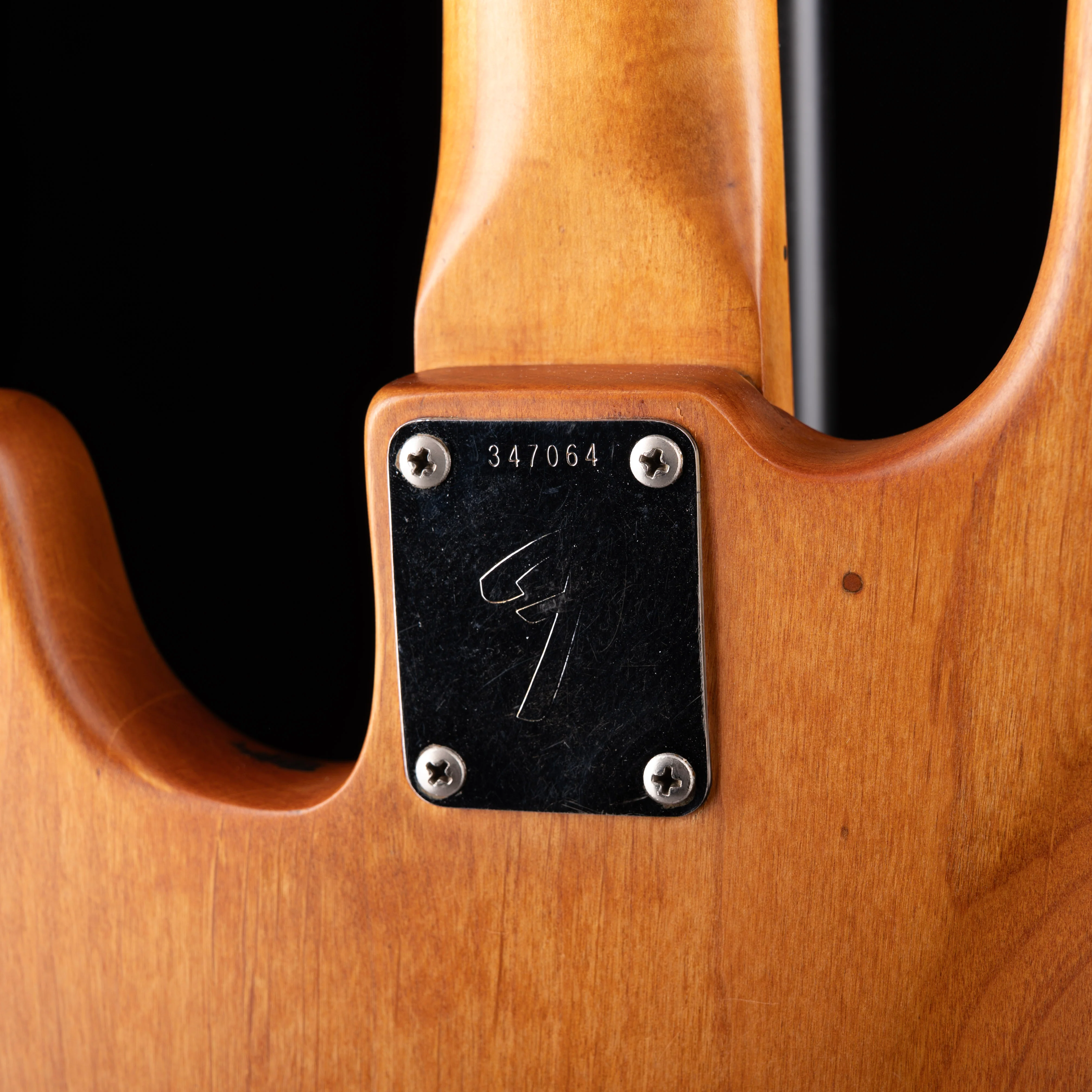 Vintage 1972 Fender Precision Bass Natural With Gig Bag - Image 11
