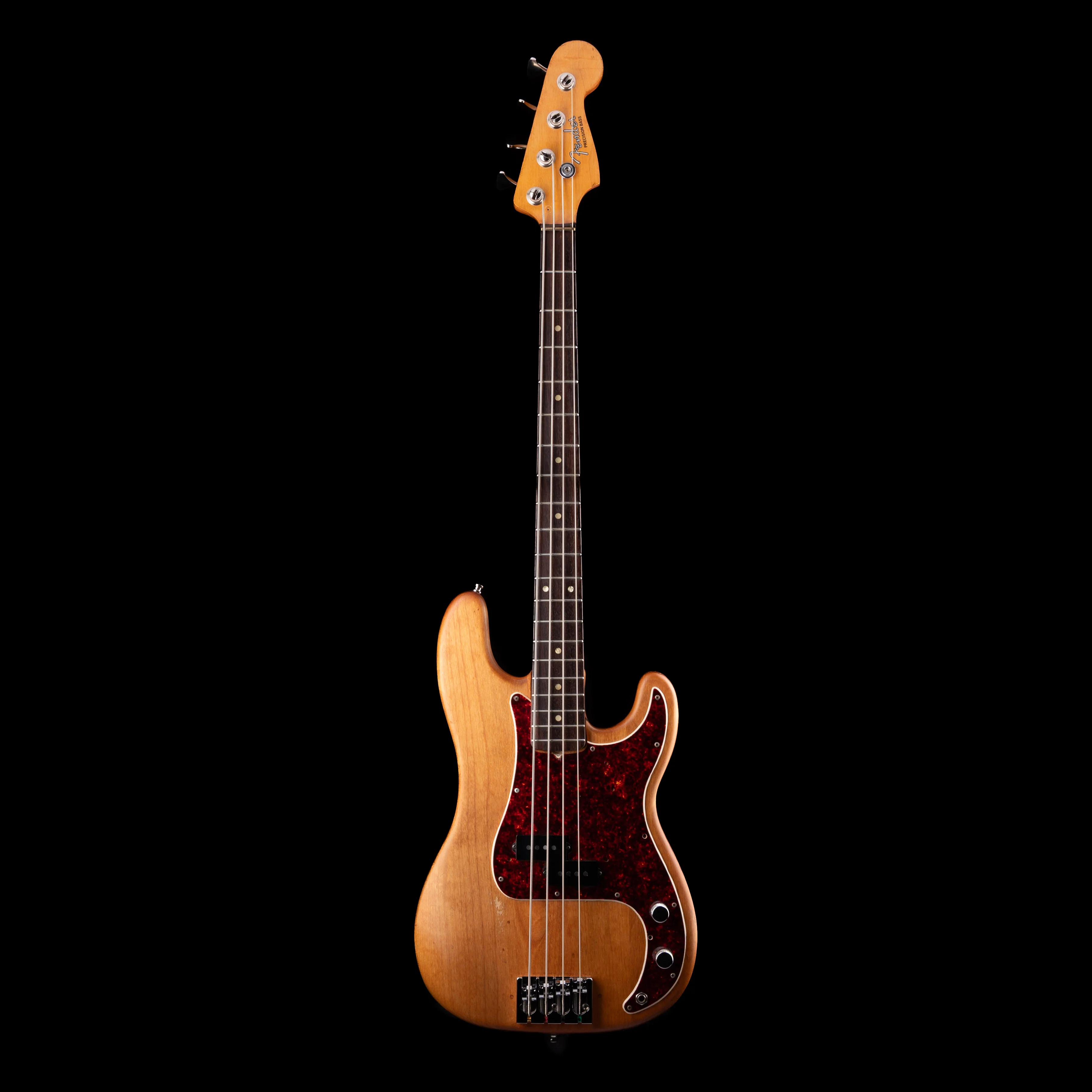 Vintage 1972 Fender Precision Bass Natural With Gig Bag - Image 2