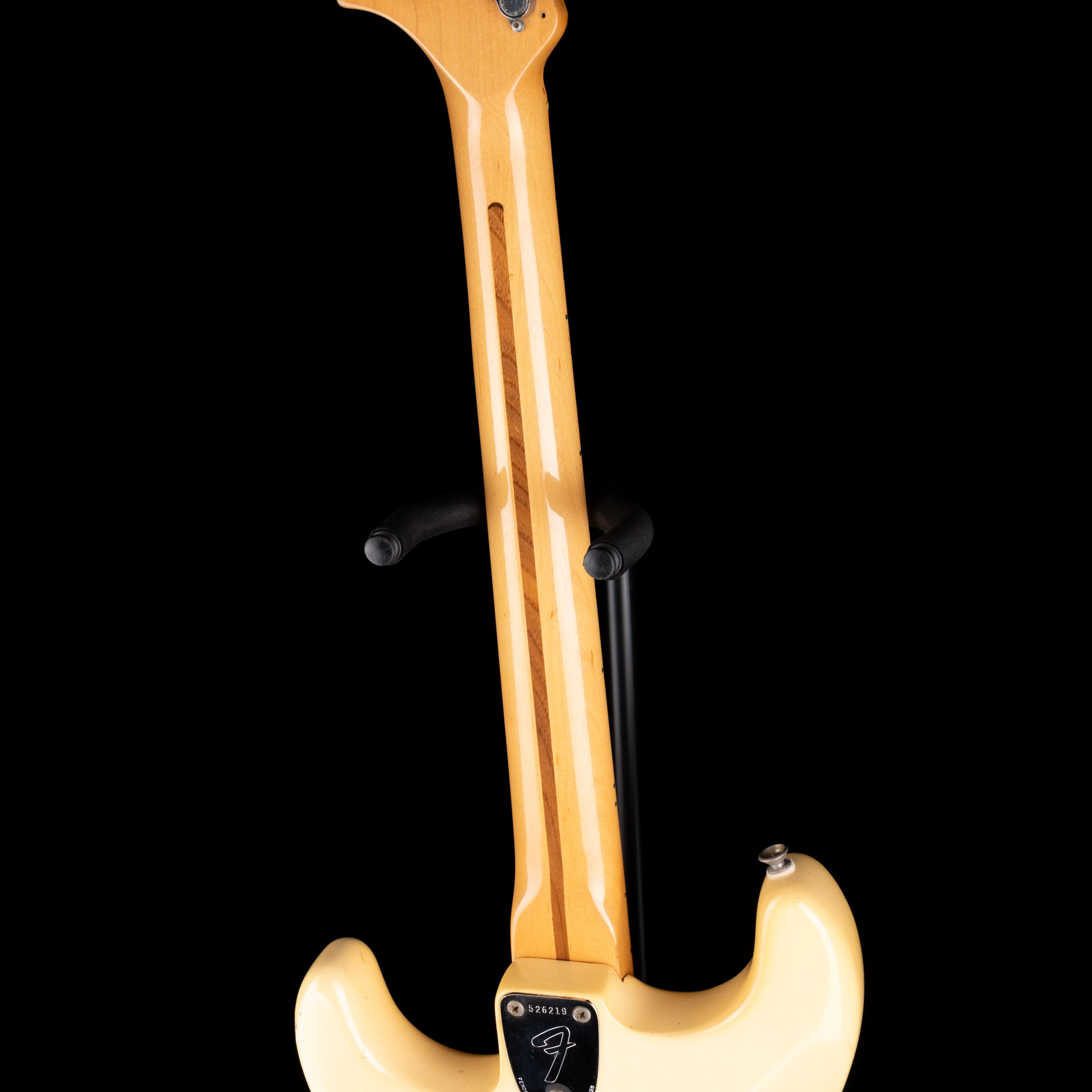 Vintage 1974 Fender Stratocaster Maple Fingerboard Olympic White With OHSC - Image 14