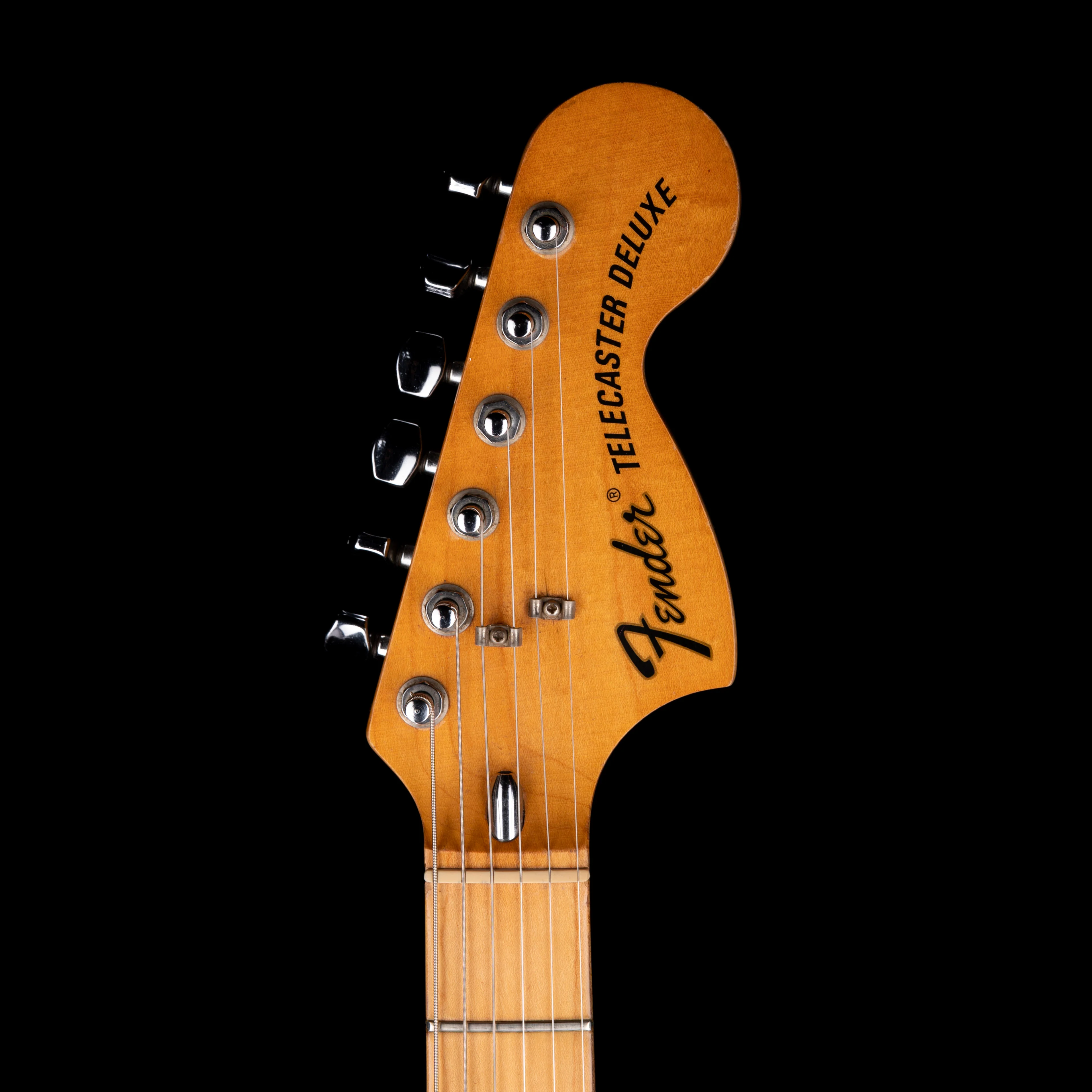 Vintage 1974 Fender Telecaster Deluxe Black With OHSC - Image 12