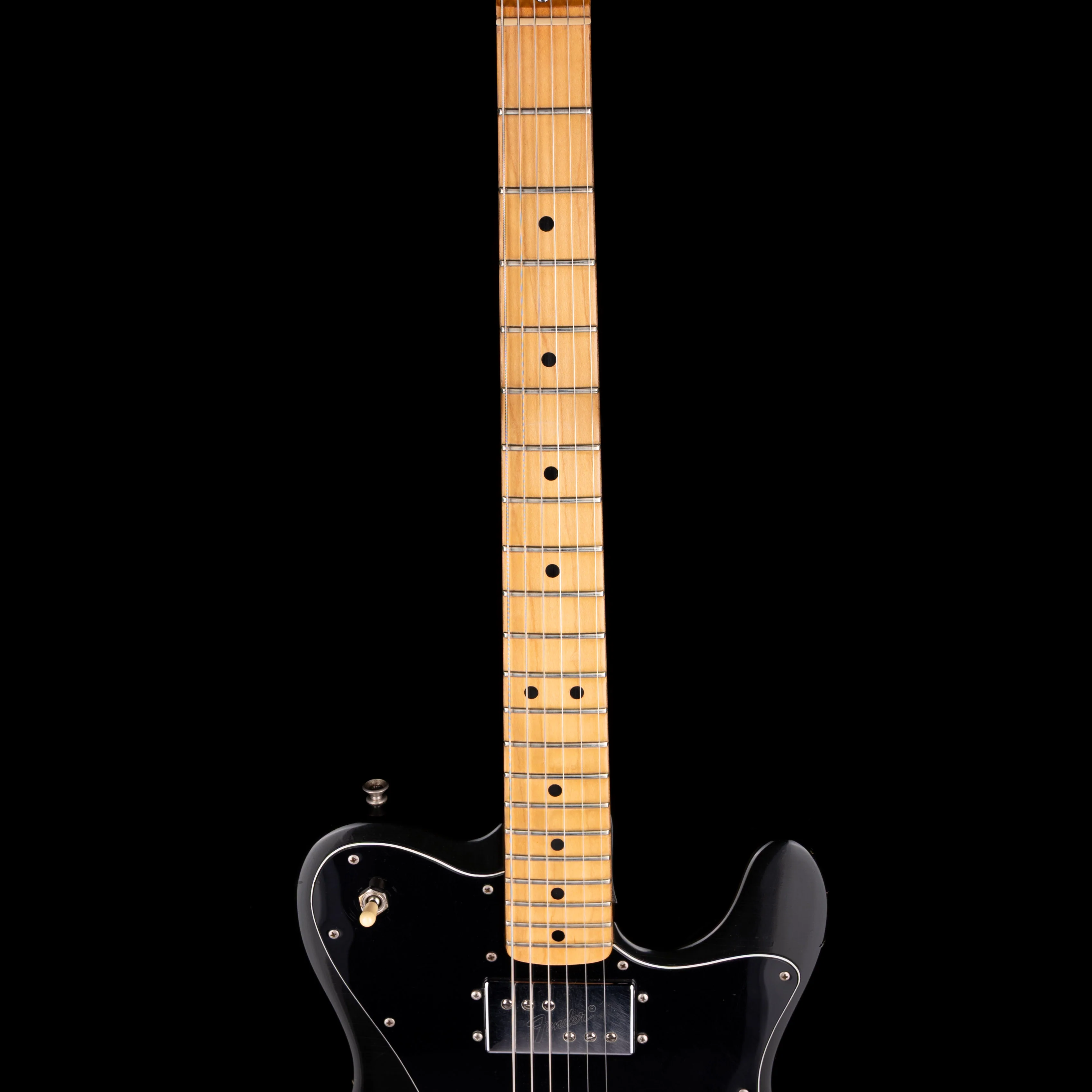 Vintage 1974 Fender Telecaster Deluxe Black With OHSC - Image 7
