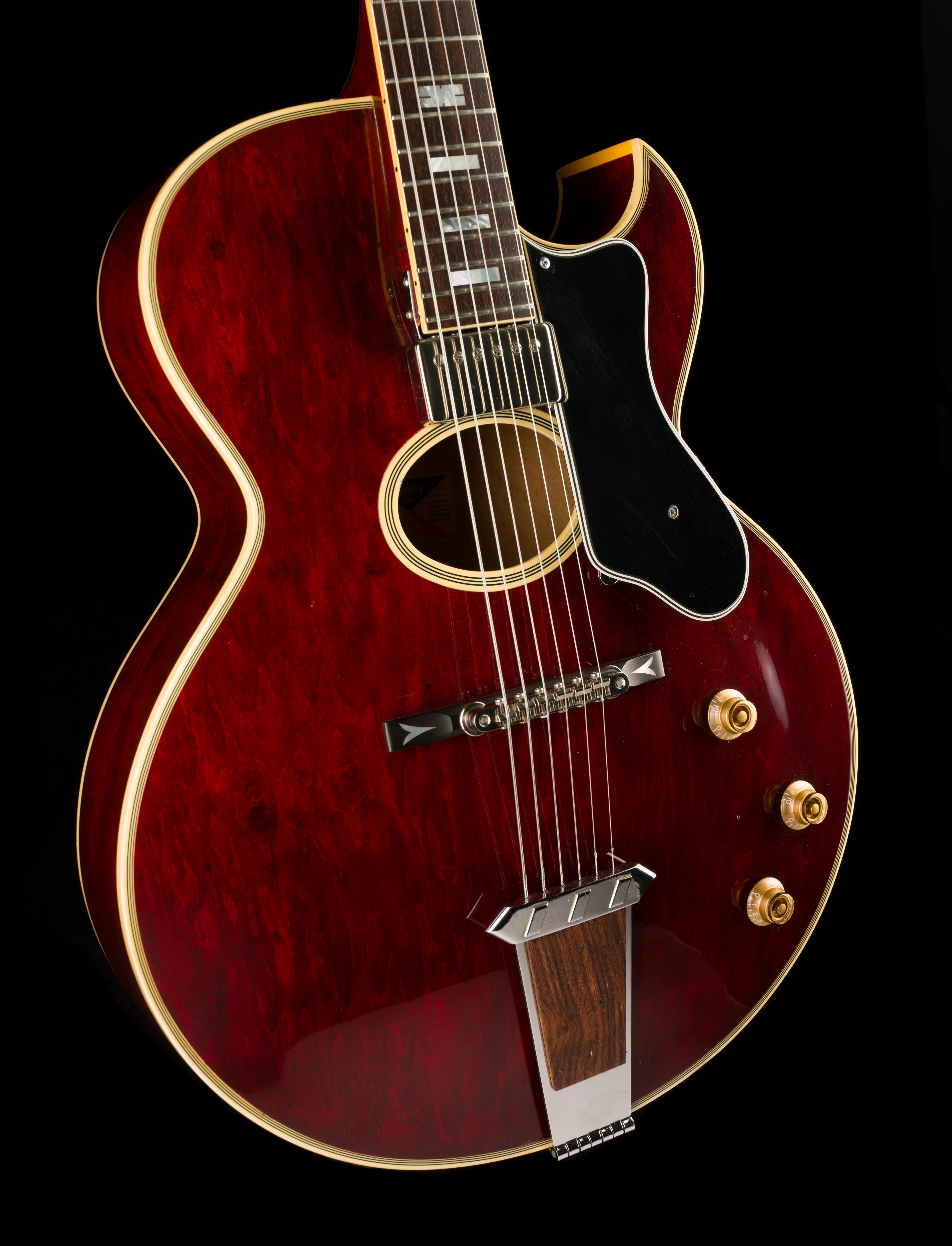 Vintage 1976 Gibson Howard Roberts Custom Burgundy with OHSC - Image 10
