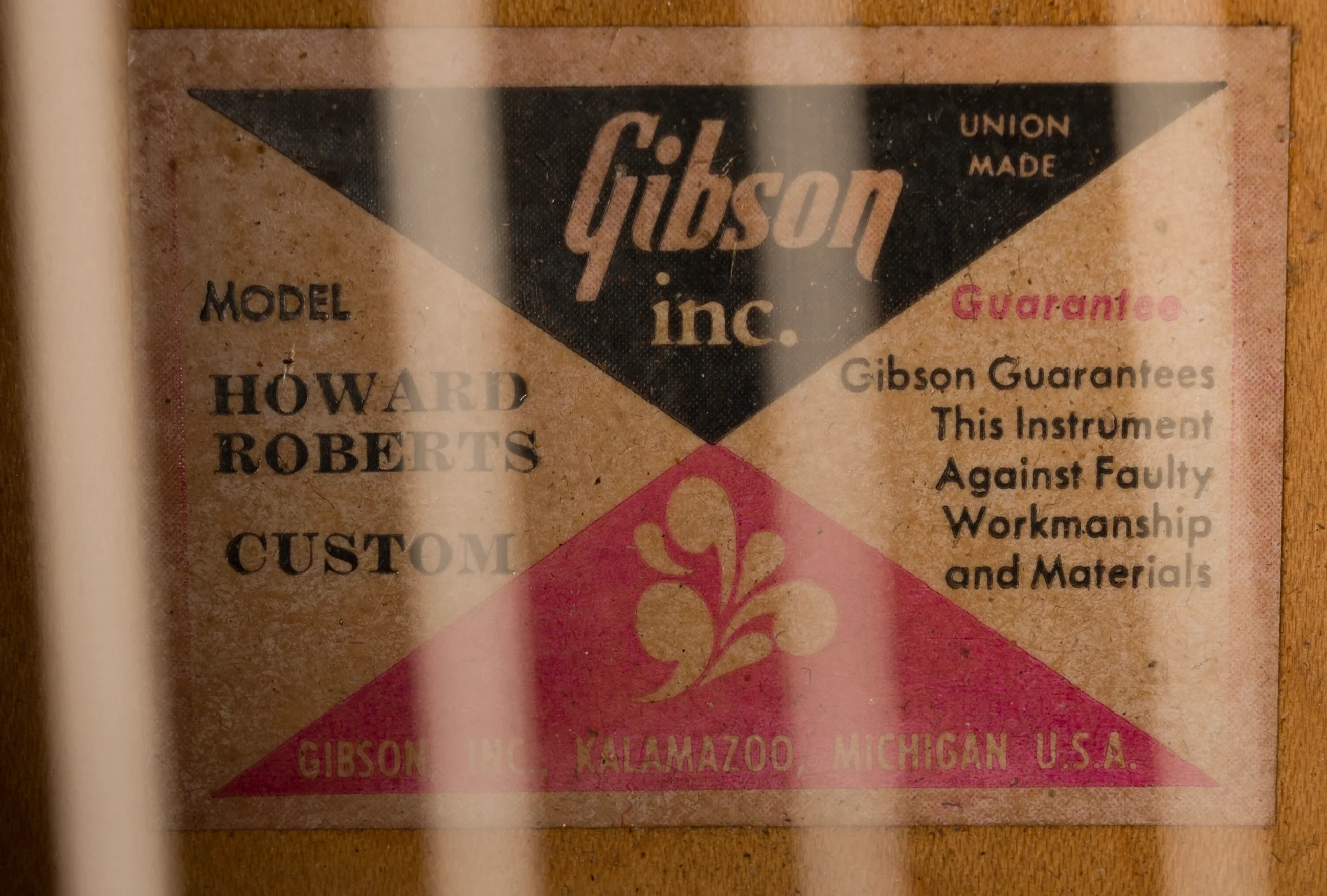 Vintage 1976 Gibson Howard Roberts Custom Burgundy with OHSC - Image 11