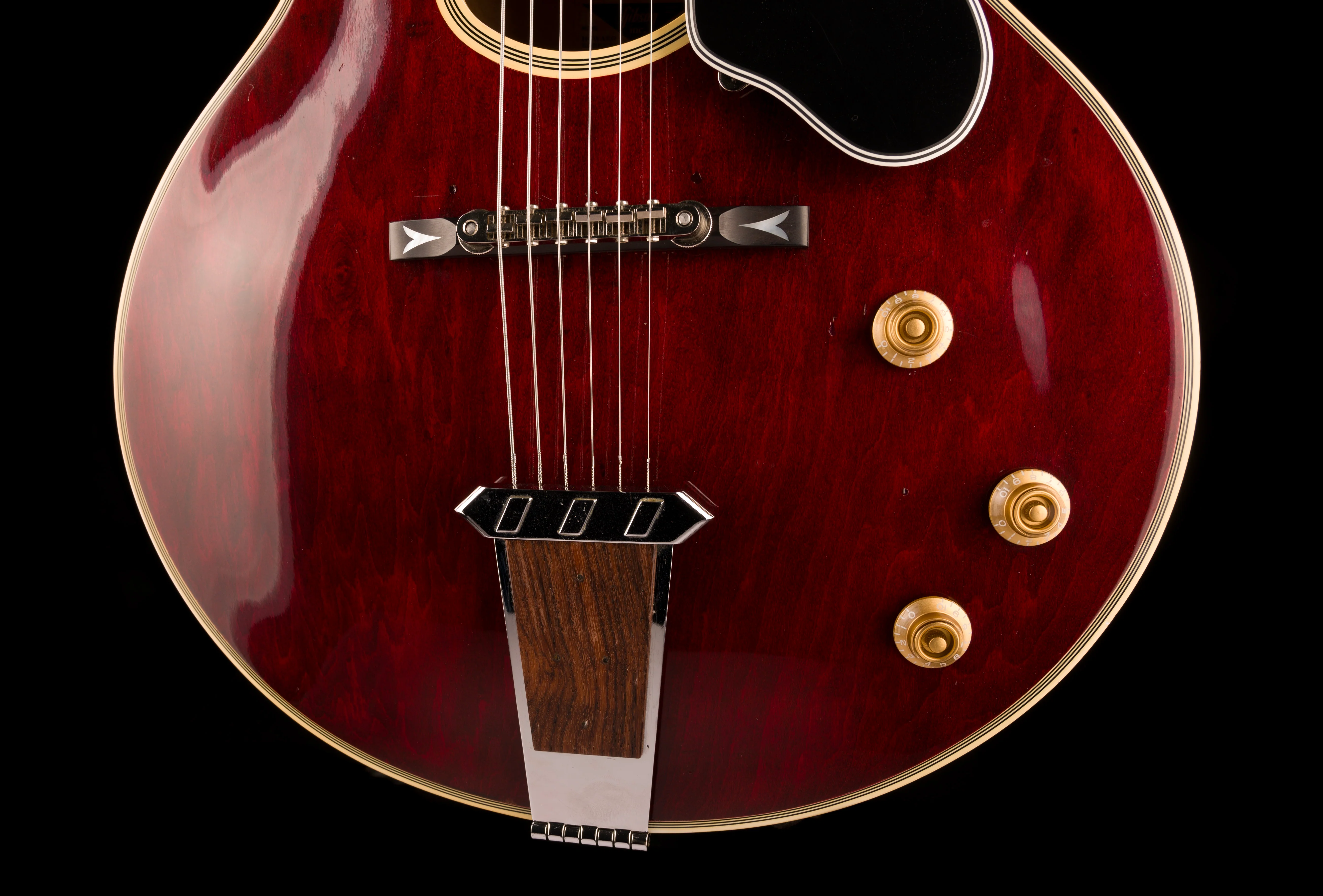 Vintage 1976 Gibson Howard Roberts Custom Burgundy with OHSC - Image 5