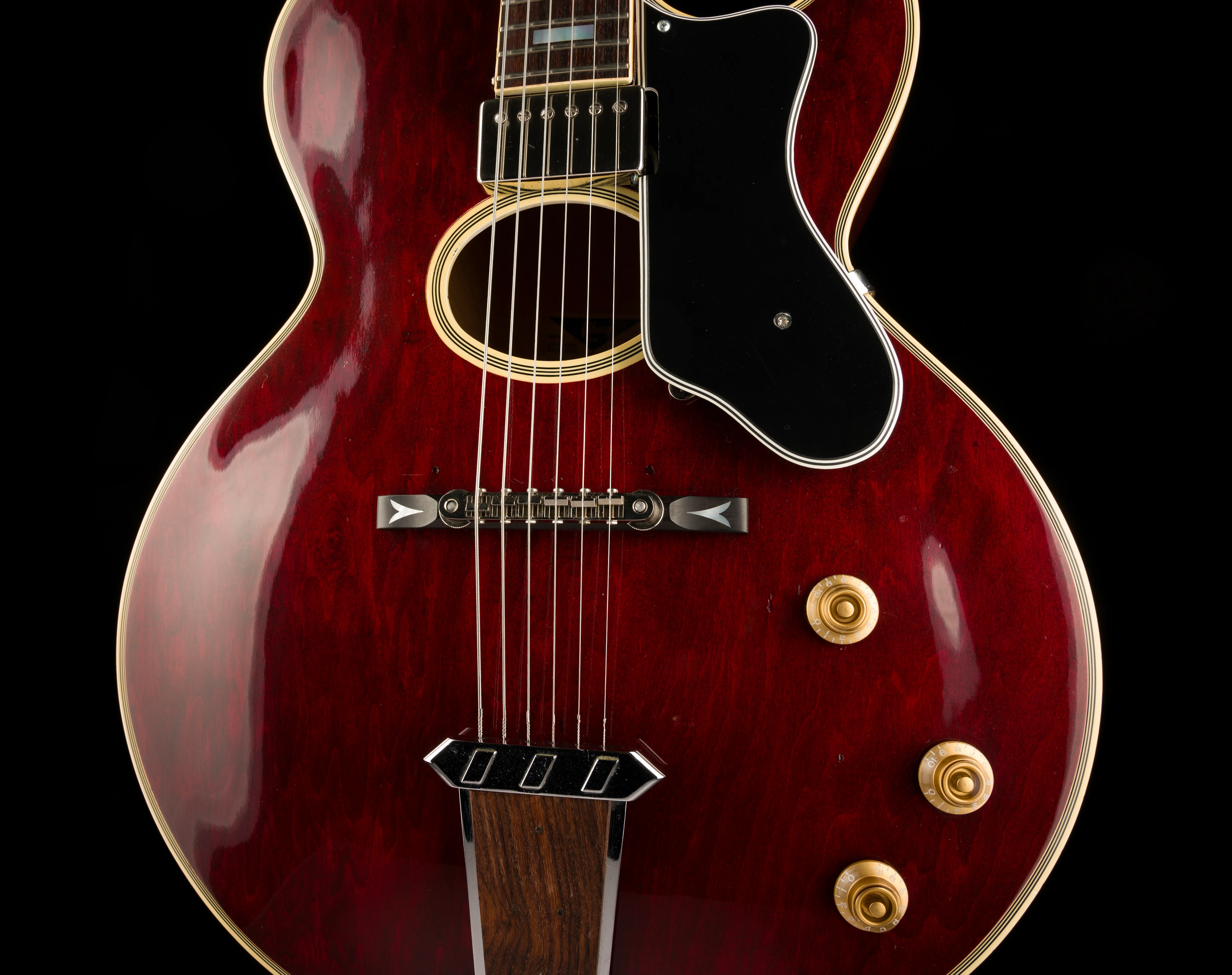 Vintage 1976 Gibson Howard Roberts Custom Burgundy with OHSC - Image 6