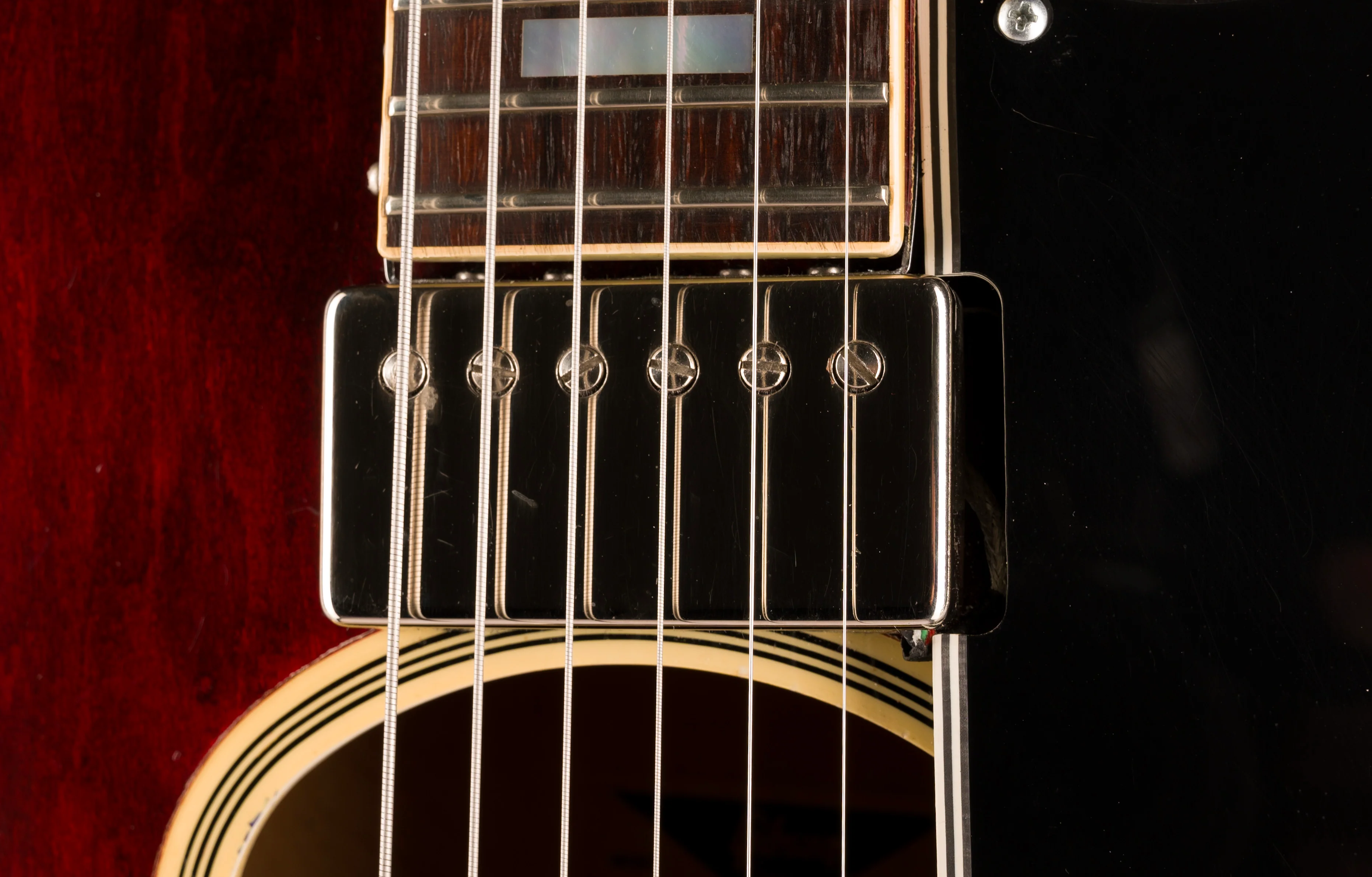 Vintage 1976 Gibson Howard Roberts Custom Burgundy with OHSC - Image 7