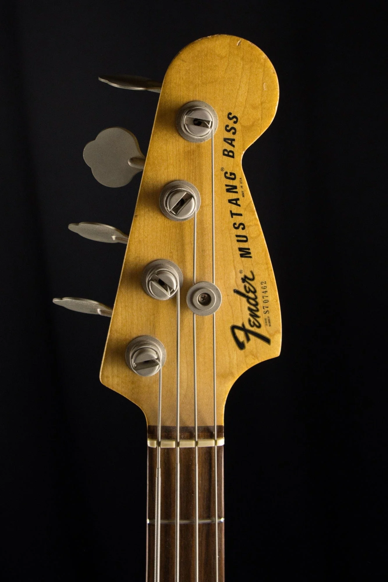 Vintage 1977 Fender Mustang Short Scale Bass White w/ OHSC - Image 12