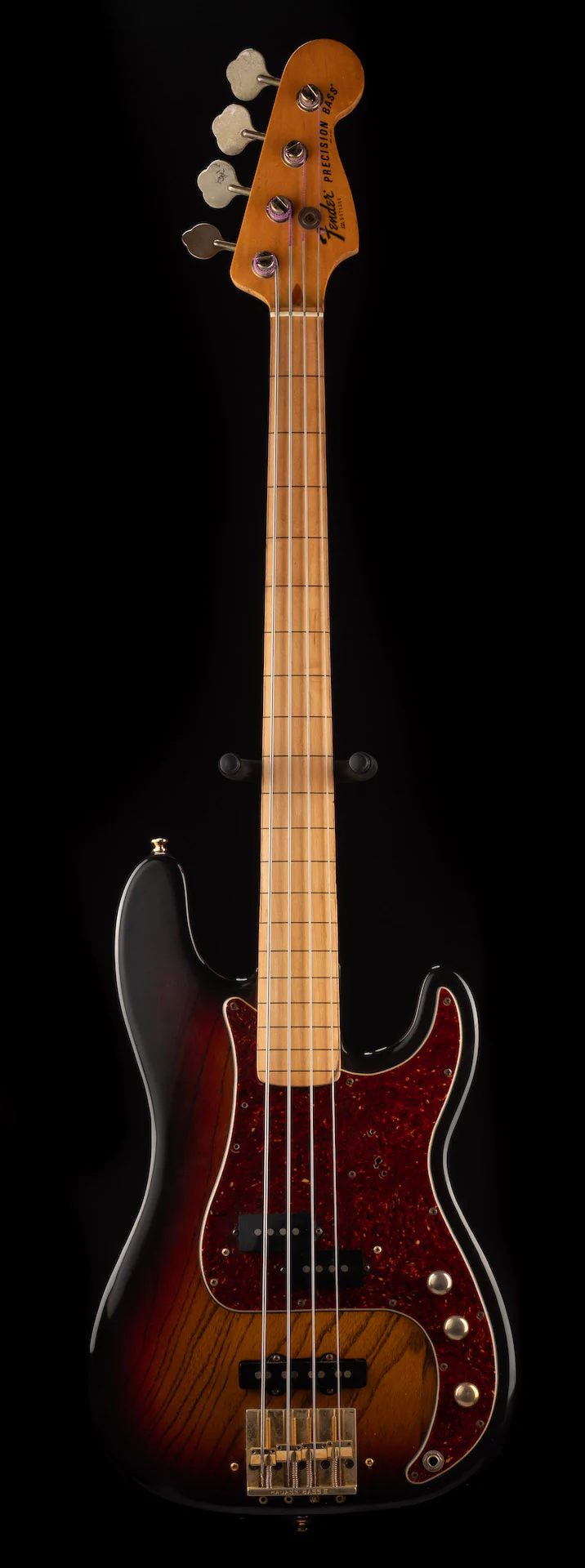 Vintage 1978 Fender Precision Bass Fretless Modified 3-Tone Sunburst with Case - Image 2