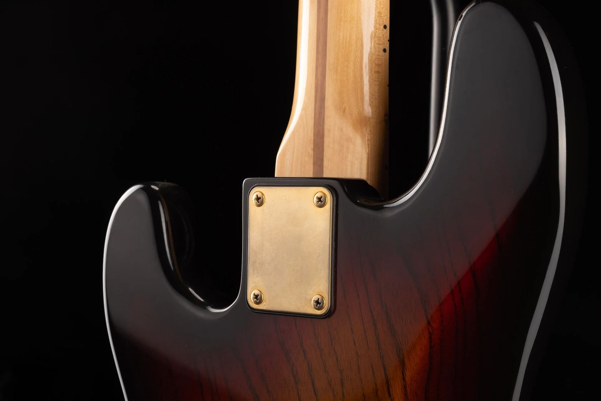 Vintage 1978 Fender Precision Bass Fretless Modified 3-Tone Sunburst with Case - Image 9