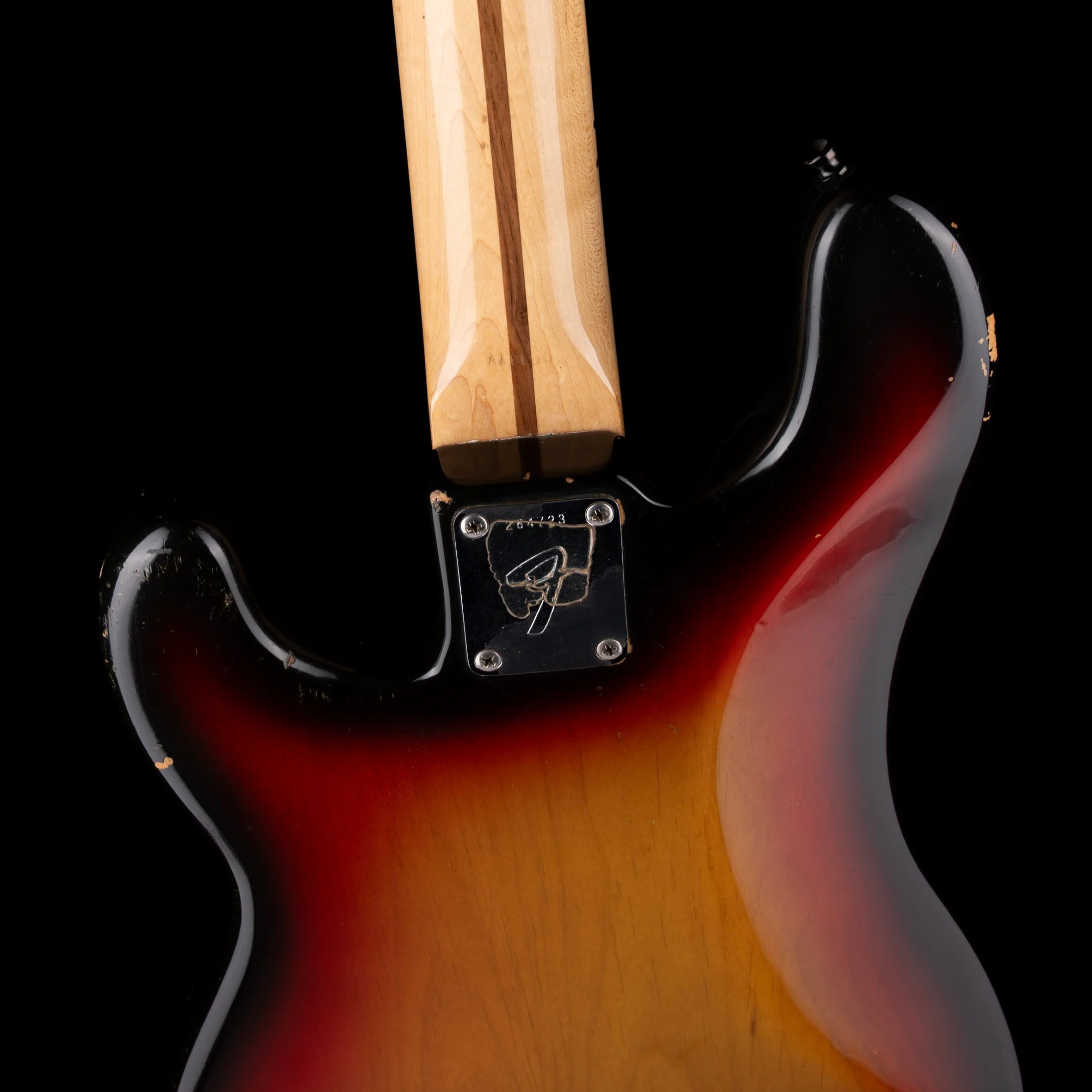 Vintage 1978 Fender Precision Bass Sunburst Maple With HSC - Image 11