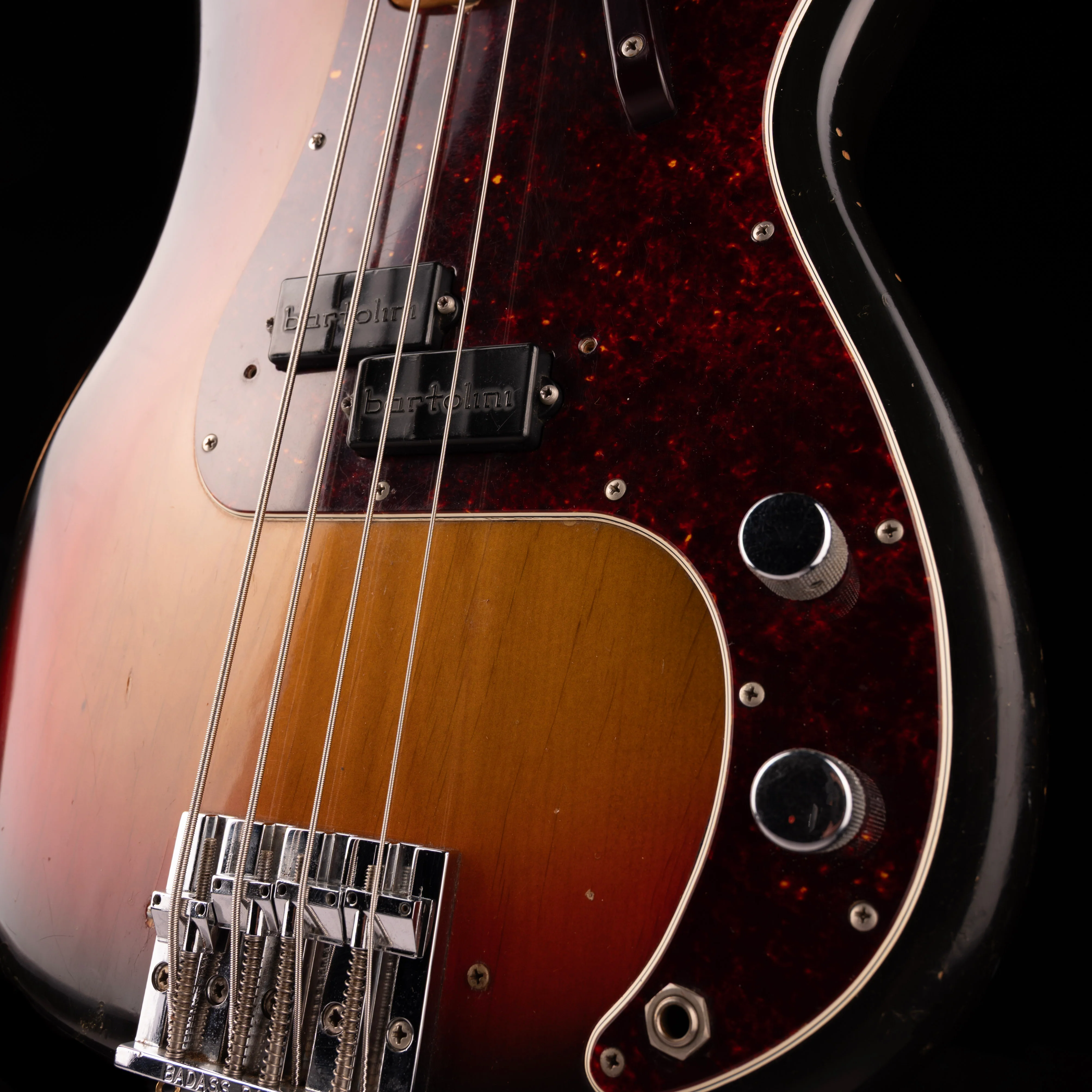Vintage 1978 Fender Precision Bass Sunburst Maple With HSC - Image 5