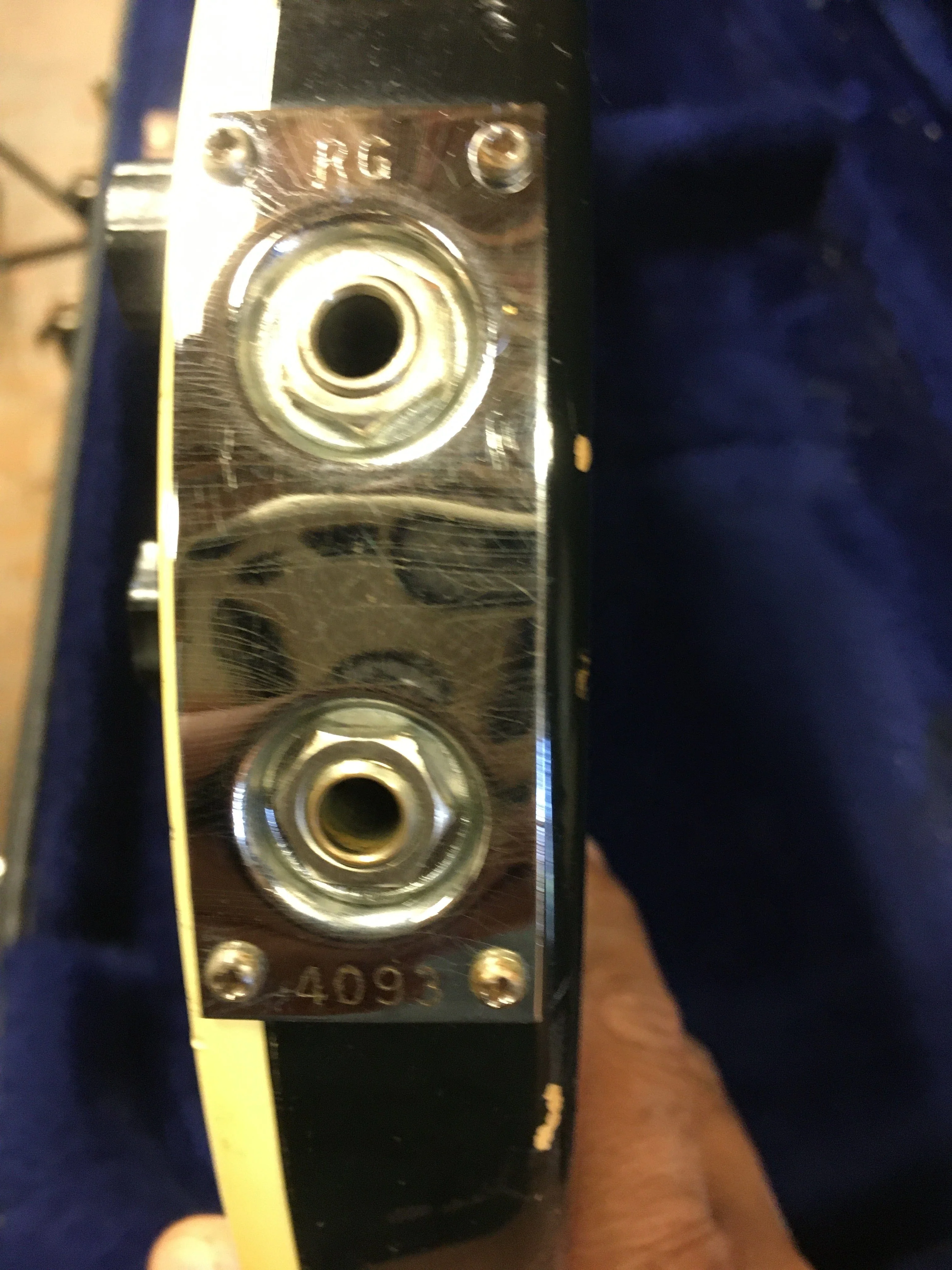 Vintage 1978 Rickenbacker 4001 JetGlo Bass Guitar With OHSC - Image 11