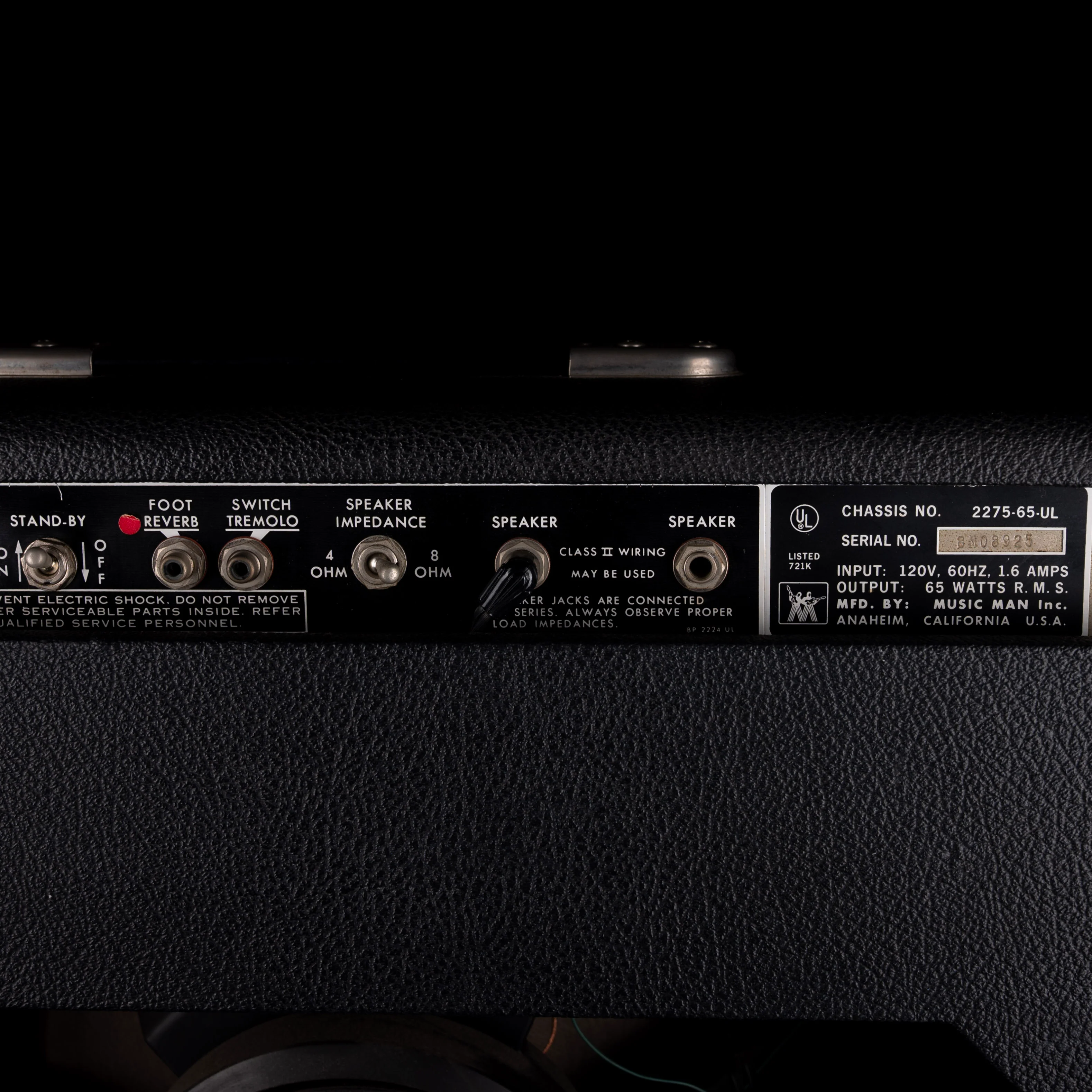 Vintage 1979 Music Man Sixty Five 115 1x15" Guitar Amp Combo - Image 11