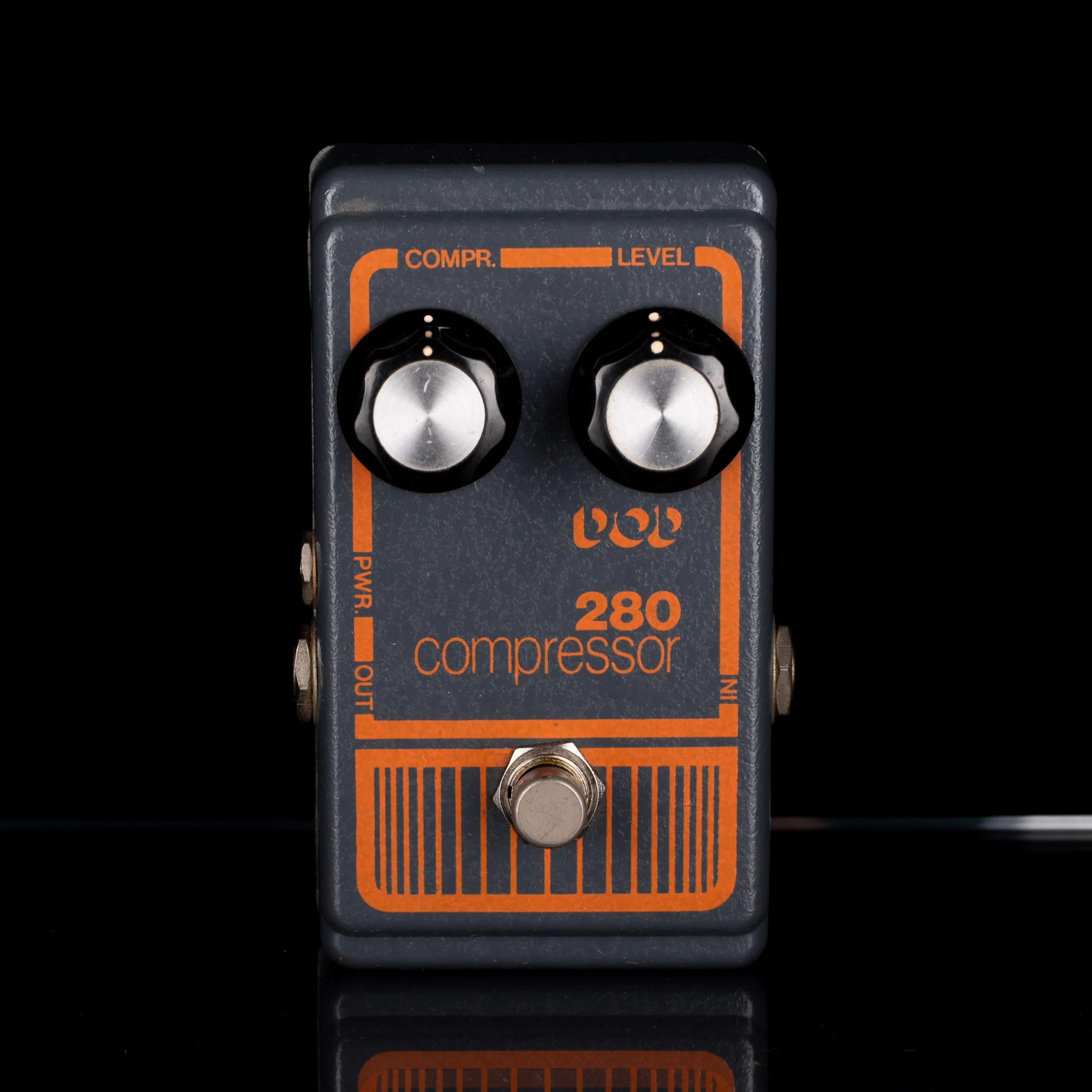 Vintage 1980 DOD Compressor 280 (Grey & Orange) Pedal With Box - Image 2