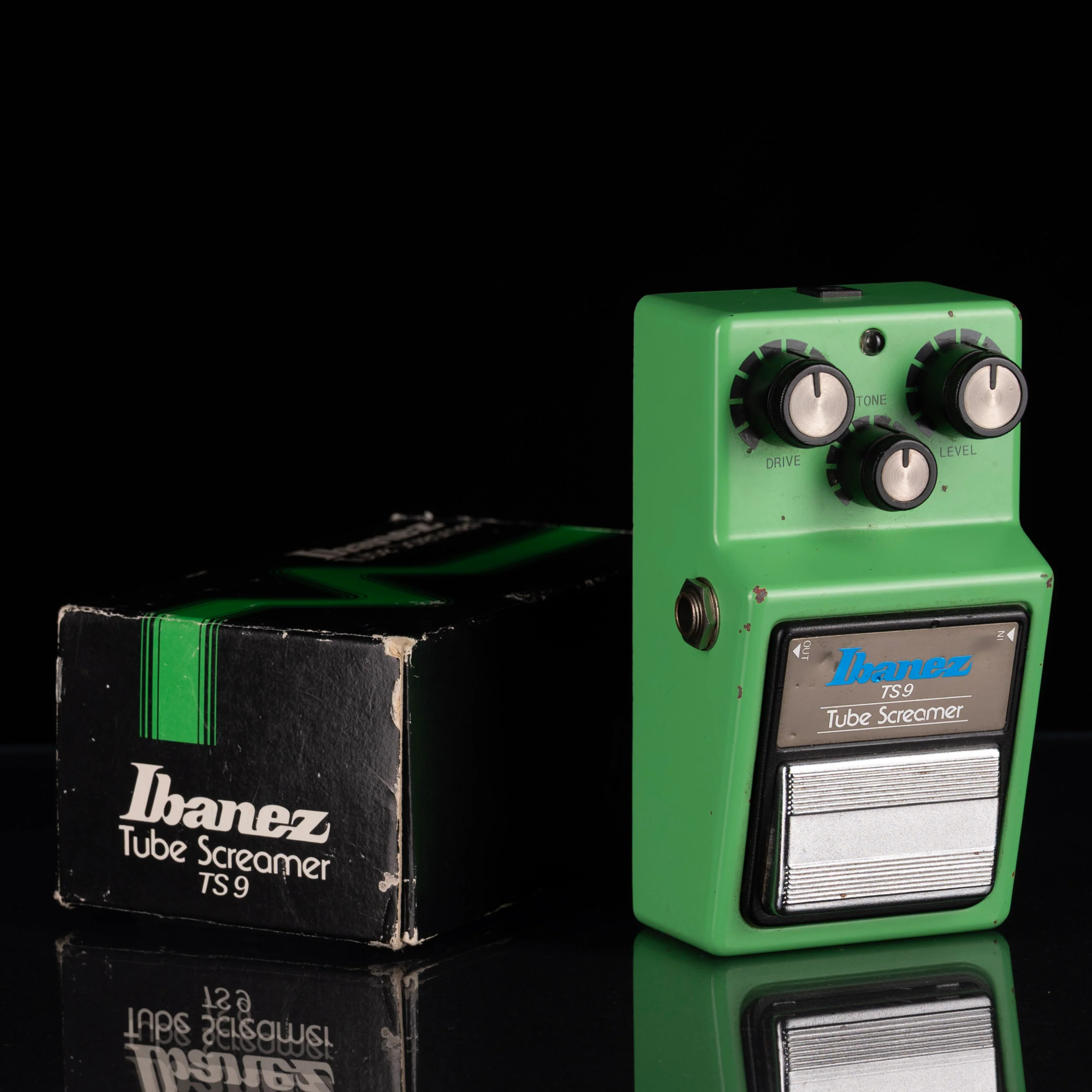 Vintage 1983 Ibanez TS-9 Tube Screamer Overdrive Pedal With Box
