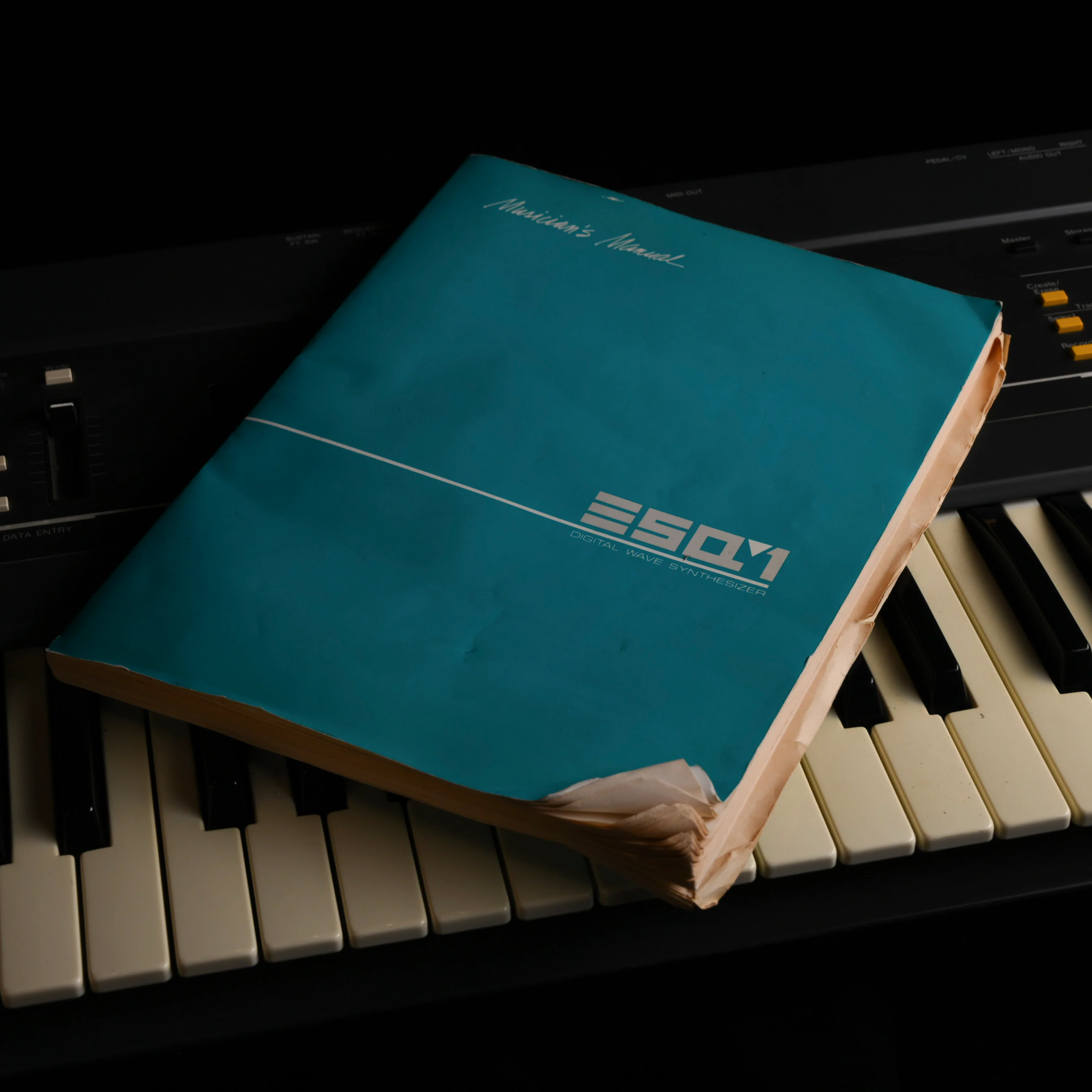 Vintage 1987 Ensoniq ESQ-1 Polyphonic Synthesizer With Gig Bag - Image 2