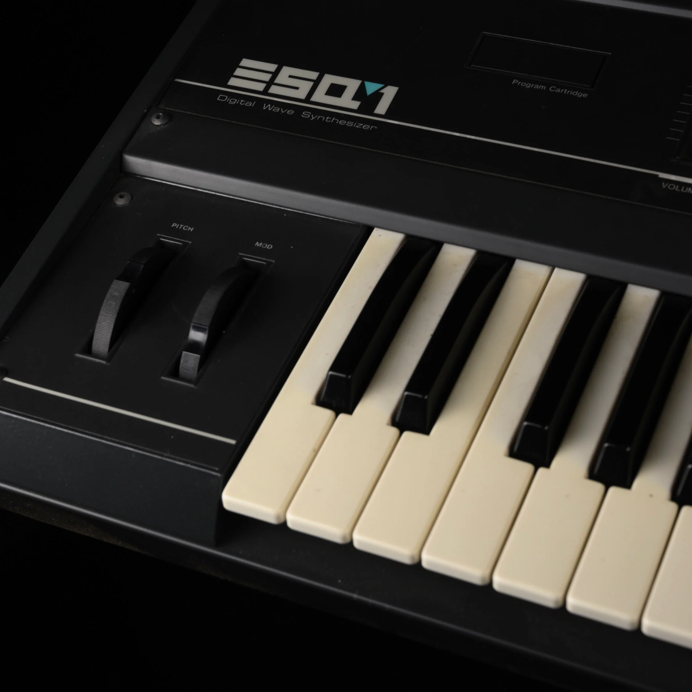 Vintage 1987 Ensoniq ESQ-1 Polyphonic Synthesizer With Gig Bag - Image 3