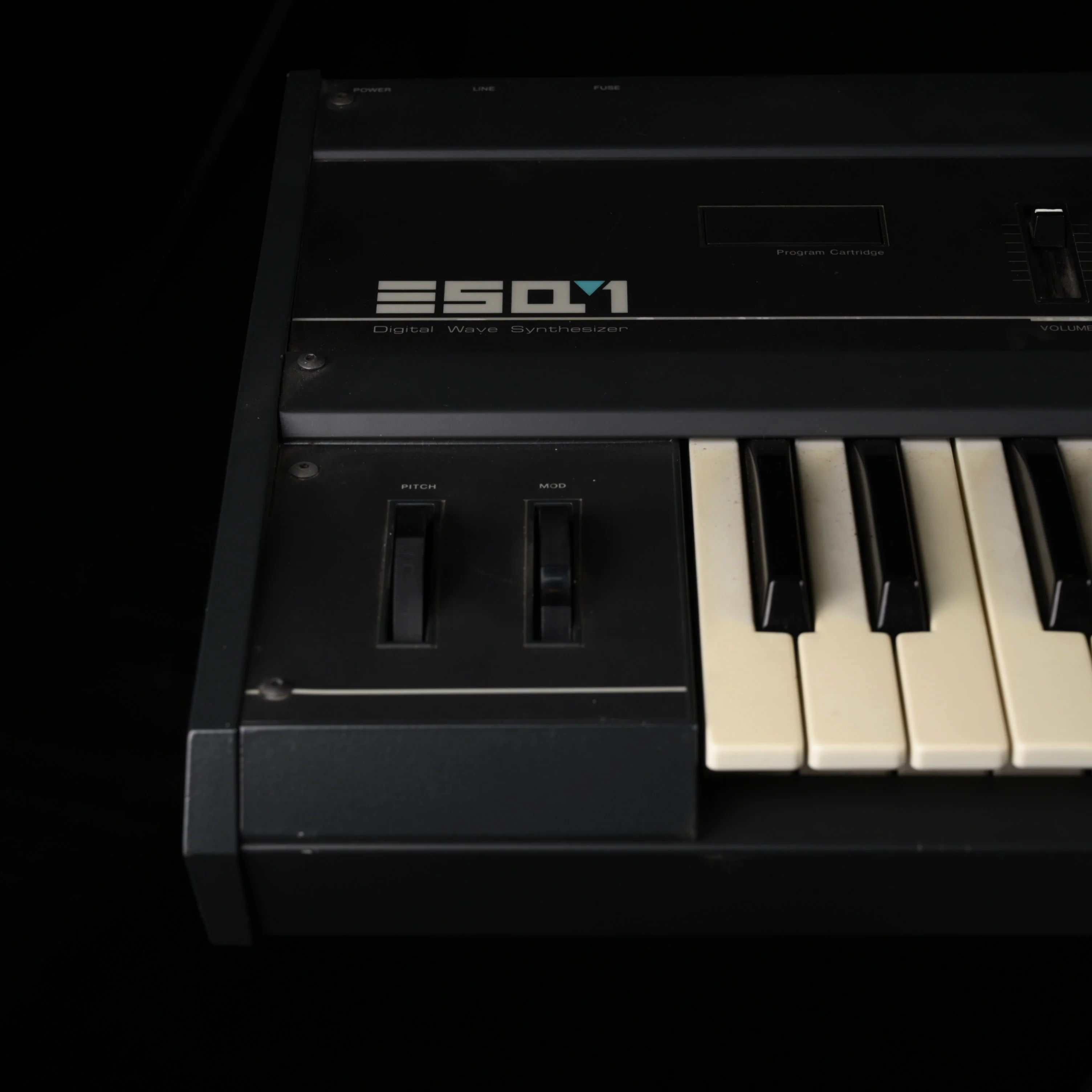 Vintage 1987 Ensoniq ESQ-1 Polyphonic Synthesizer With Gig Bag - Image 6