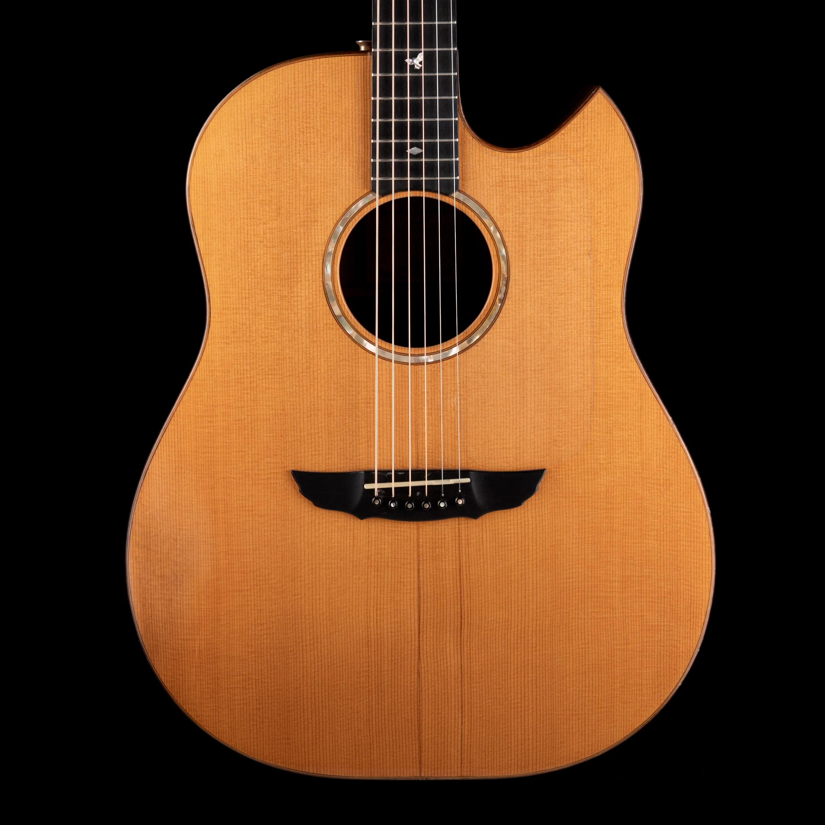 Vintage 1988 Goodall PSC-332 Natural Acoustic Electric Guitar With Case