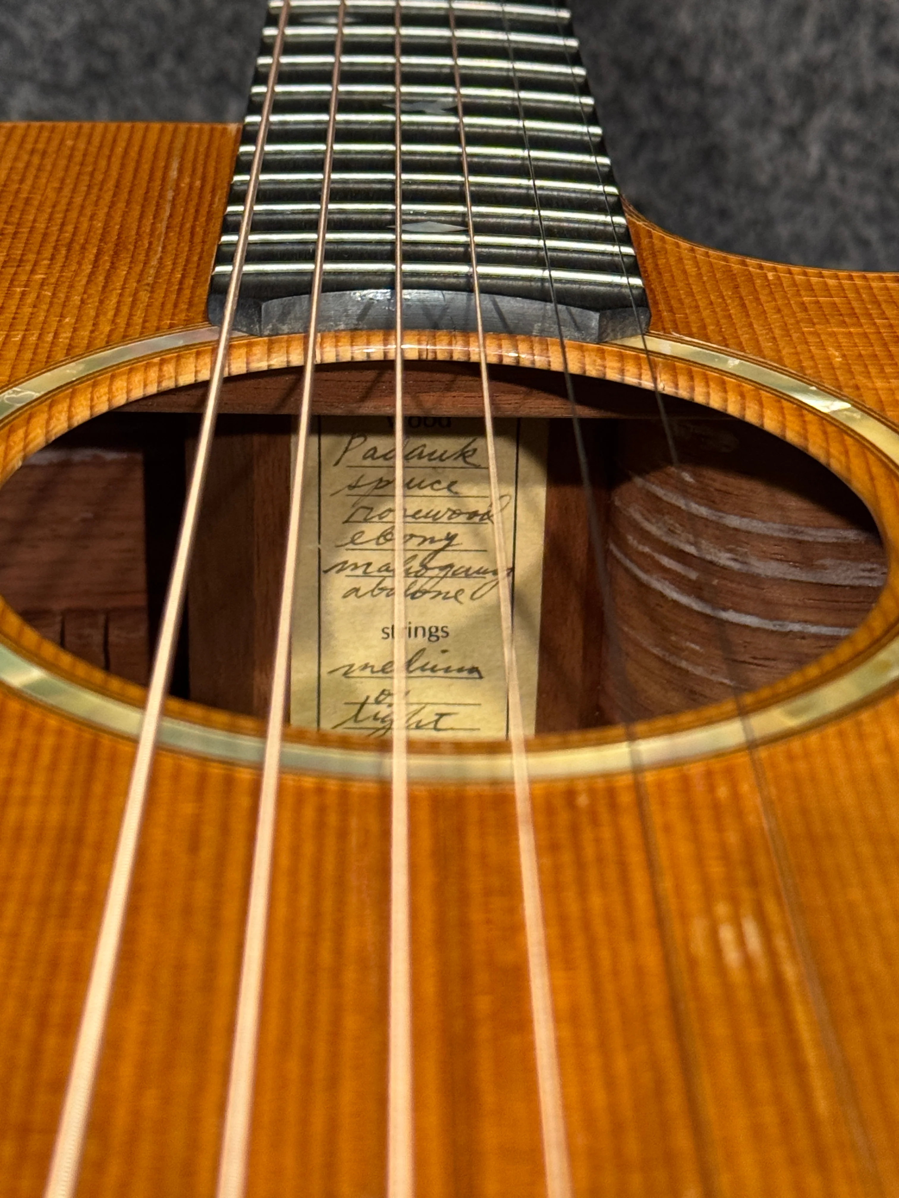 Vintage 1988 Goodall PSC-332 Natural Acoustic Electric Guitar With Case - Image 10