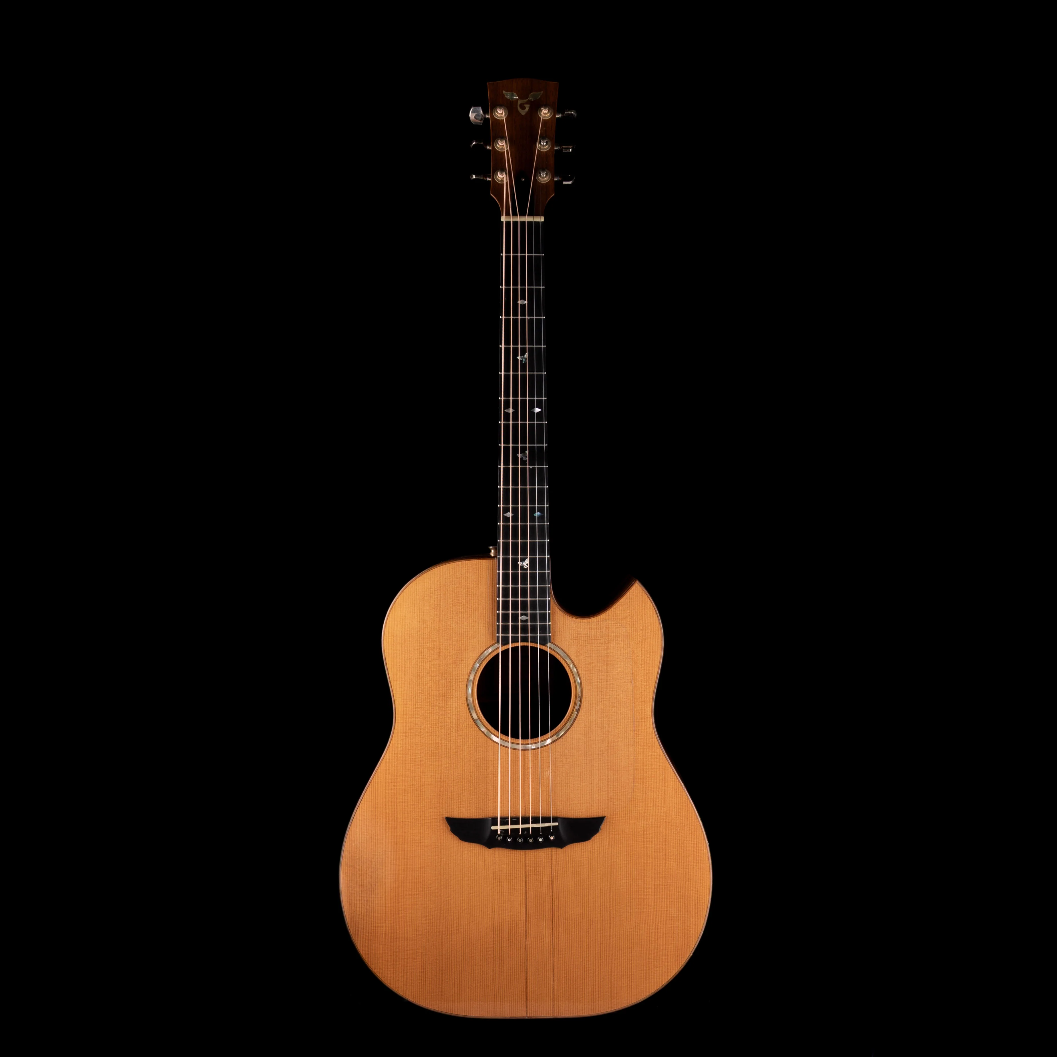 Vintage 1988 Goodall PSC-332 Natural Acoustic Electric Guitar With Case - Image 2