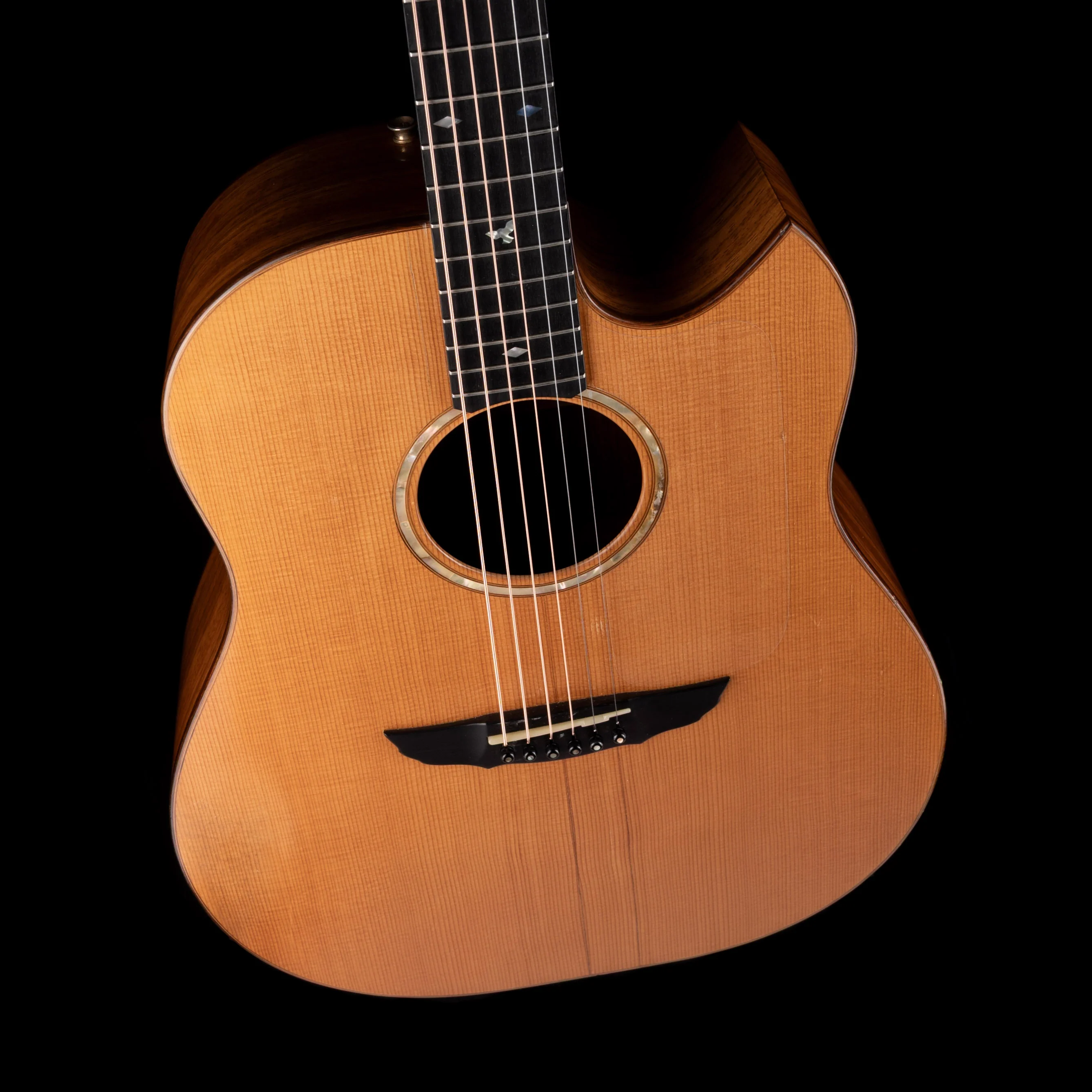 Vintage 1988 Goodall PSC-332 Natural Acoustic Electric Guitar With Case - Image 3