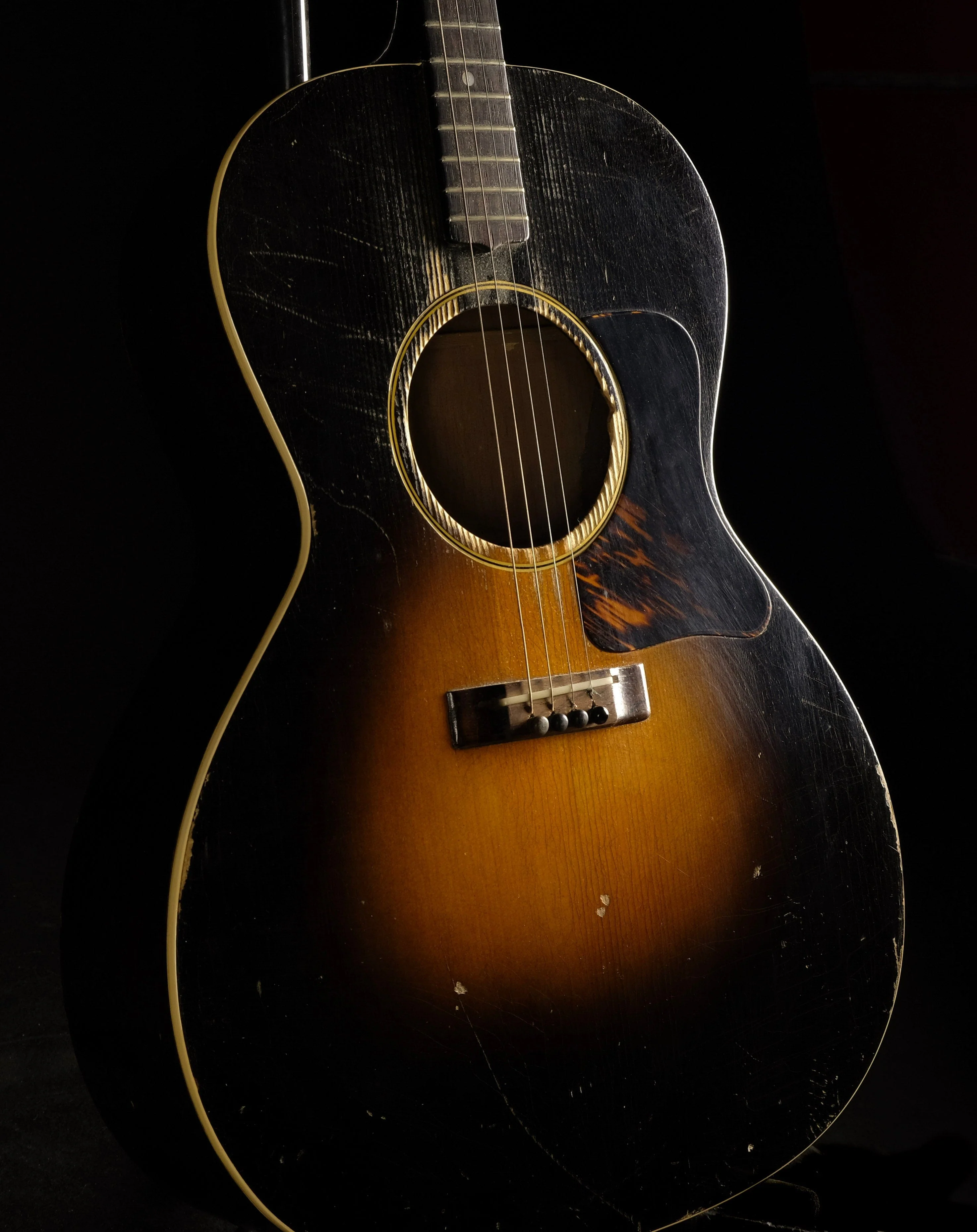 Vintage 30s/40s Gibson TG-00 4-String Tenor Acoustic Guitar Rosewood Fingerboard - Image 4