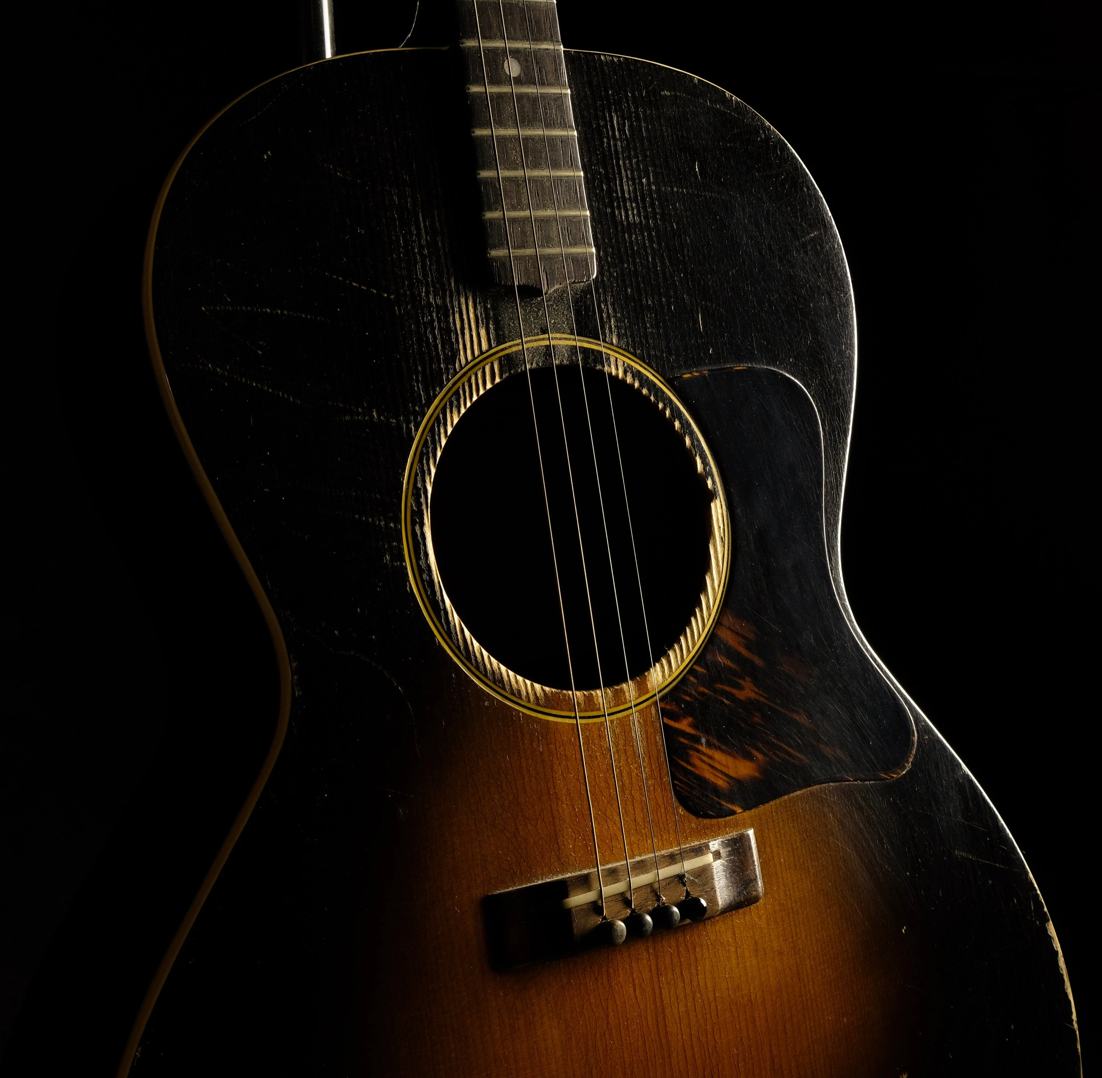 Vintage 30s/40s Gibson TG-00 4-String Tenor Acoustic Guitar Rosewood Fingerboard - Image 5