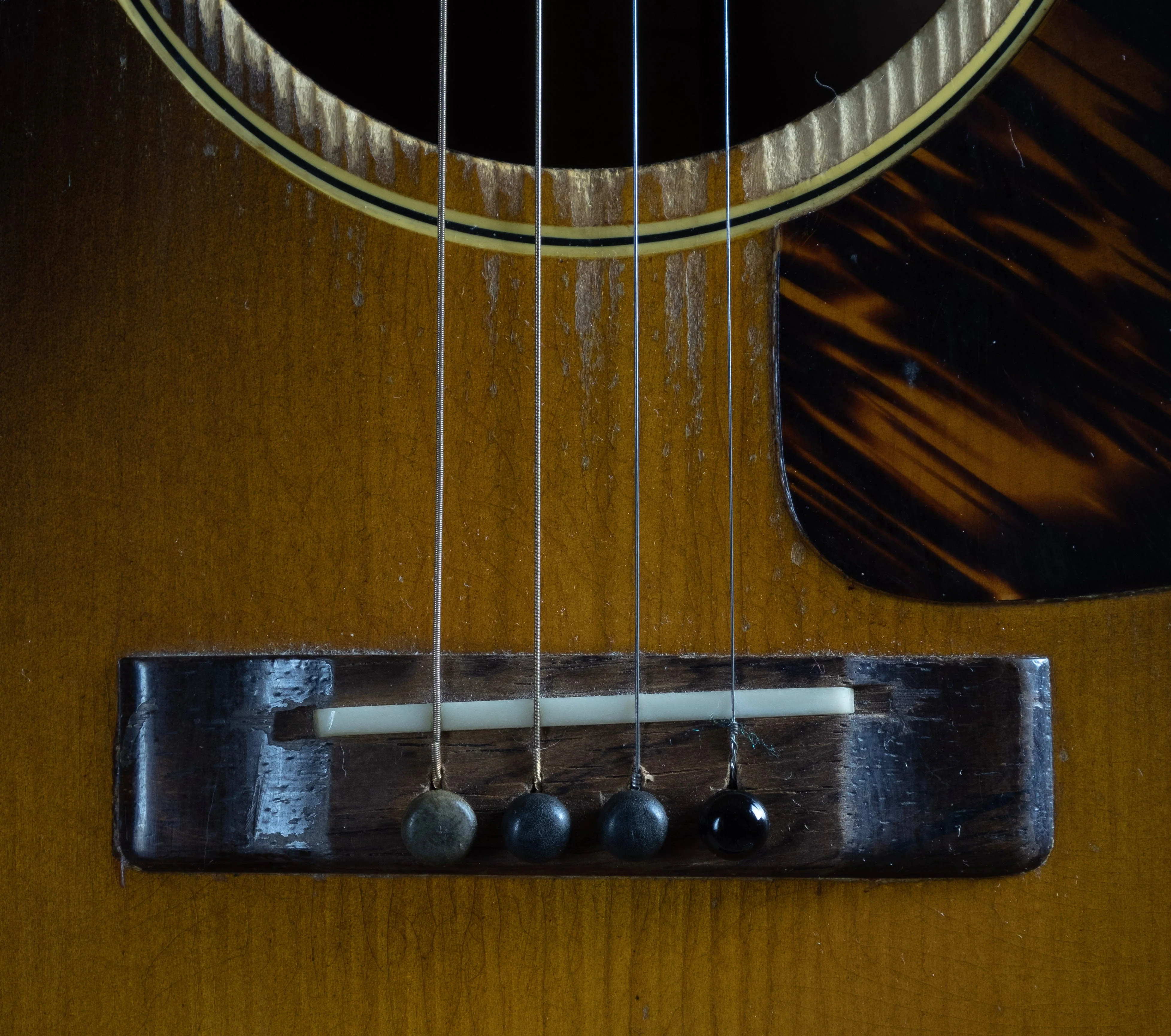 Vintage 30s/40s Gibson TG-00 4-String Tenor Acoustic Guitar Rosewood Fingerboard - Image 7