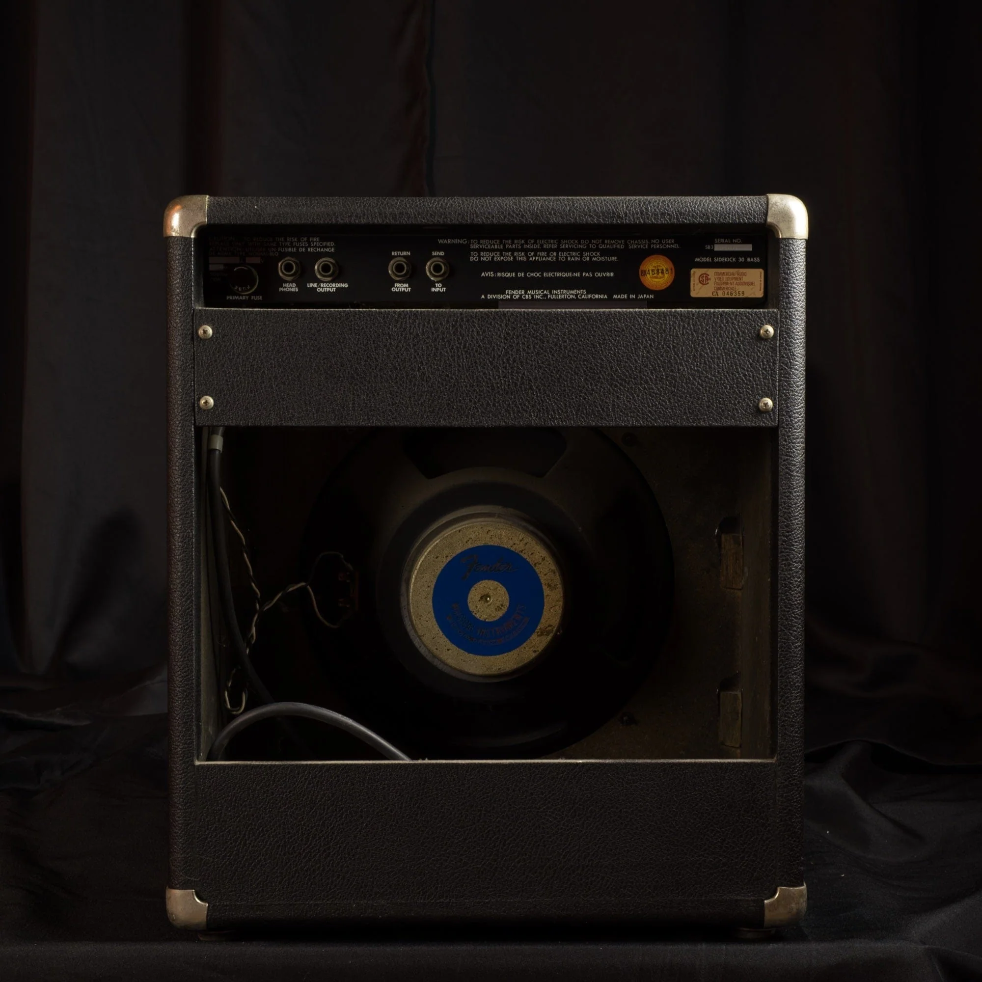 Vintage 70s Fender Sidekick 30 Bass Amp Combo - Image 4