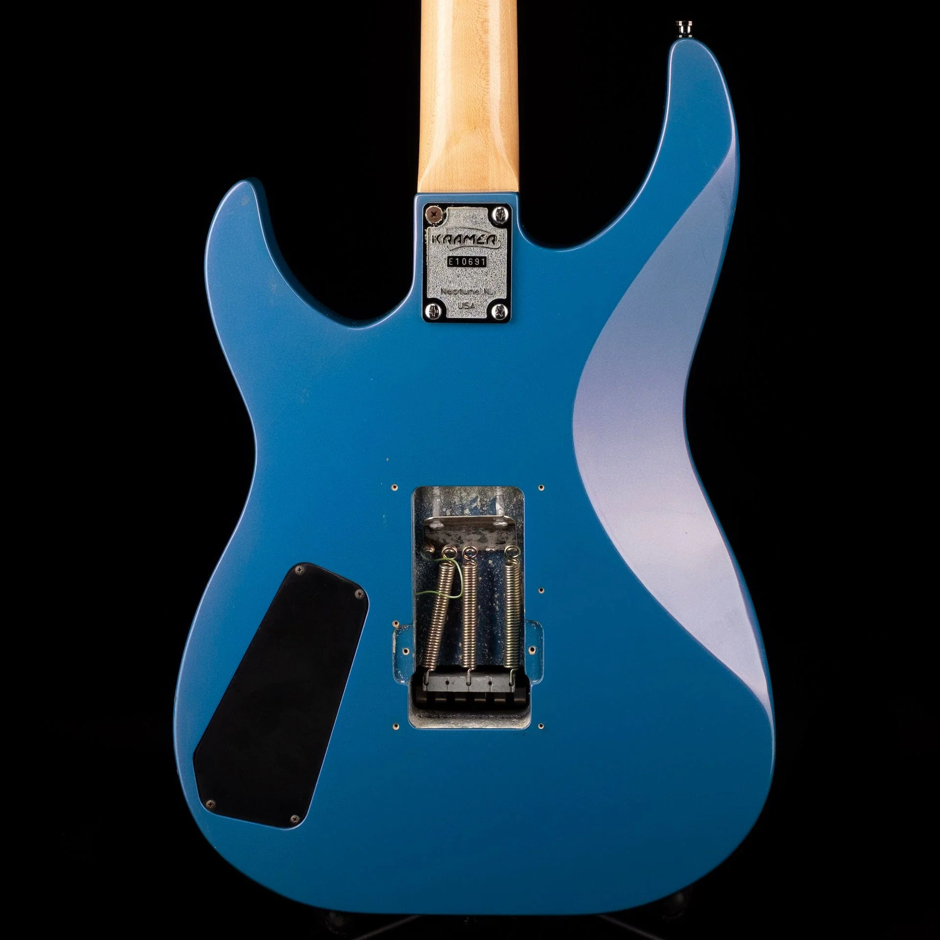 Vintage '86-'89 Kramer Pacer Custom 1 Electric Guitar Blue - Image 10