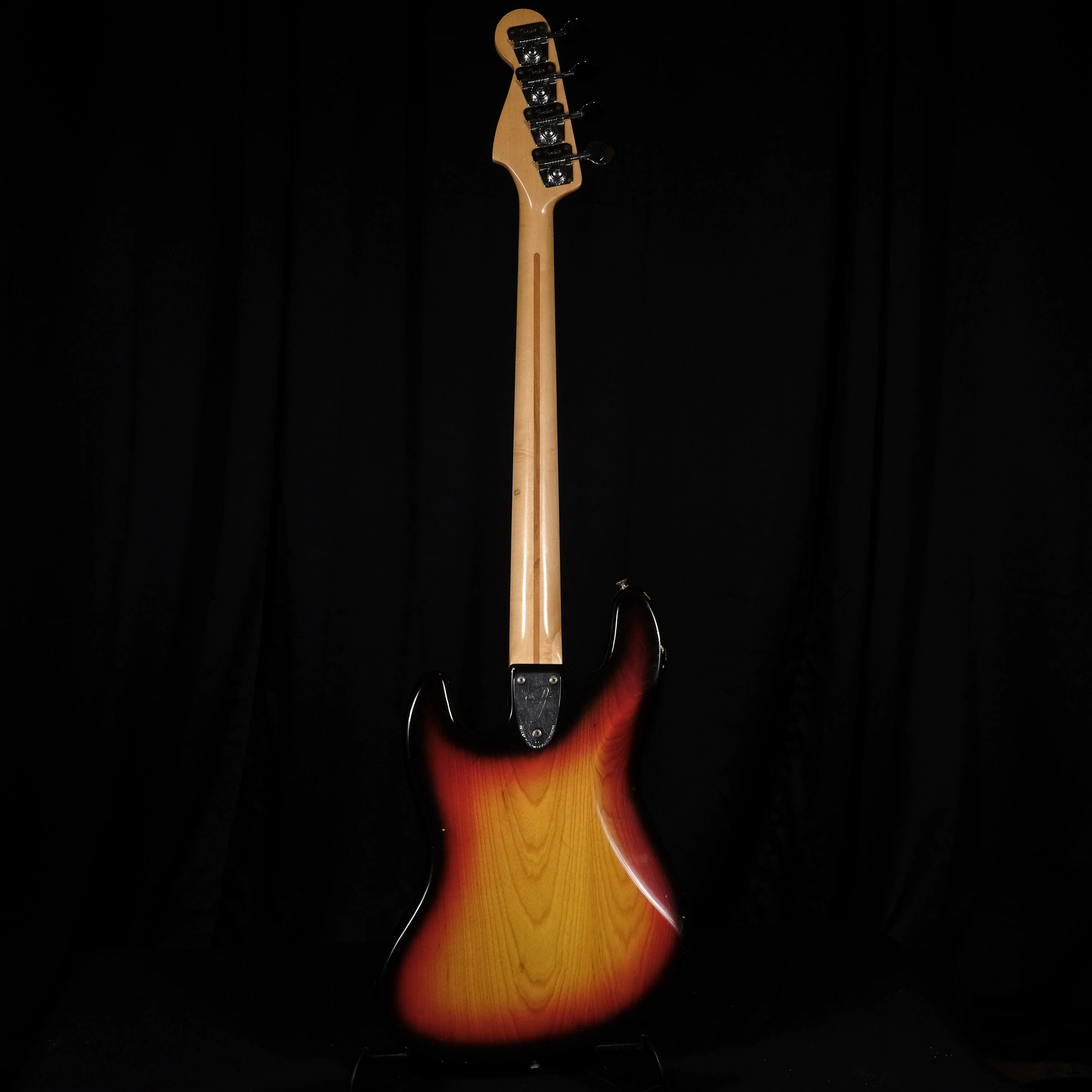 Vintage 1978 Fender Jazz Bass Block Inlay Rosewood Fingerboard Sunburst OHSC - Image 6