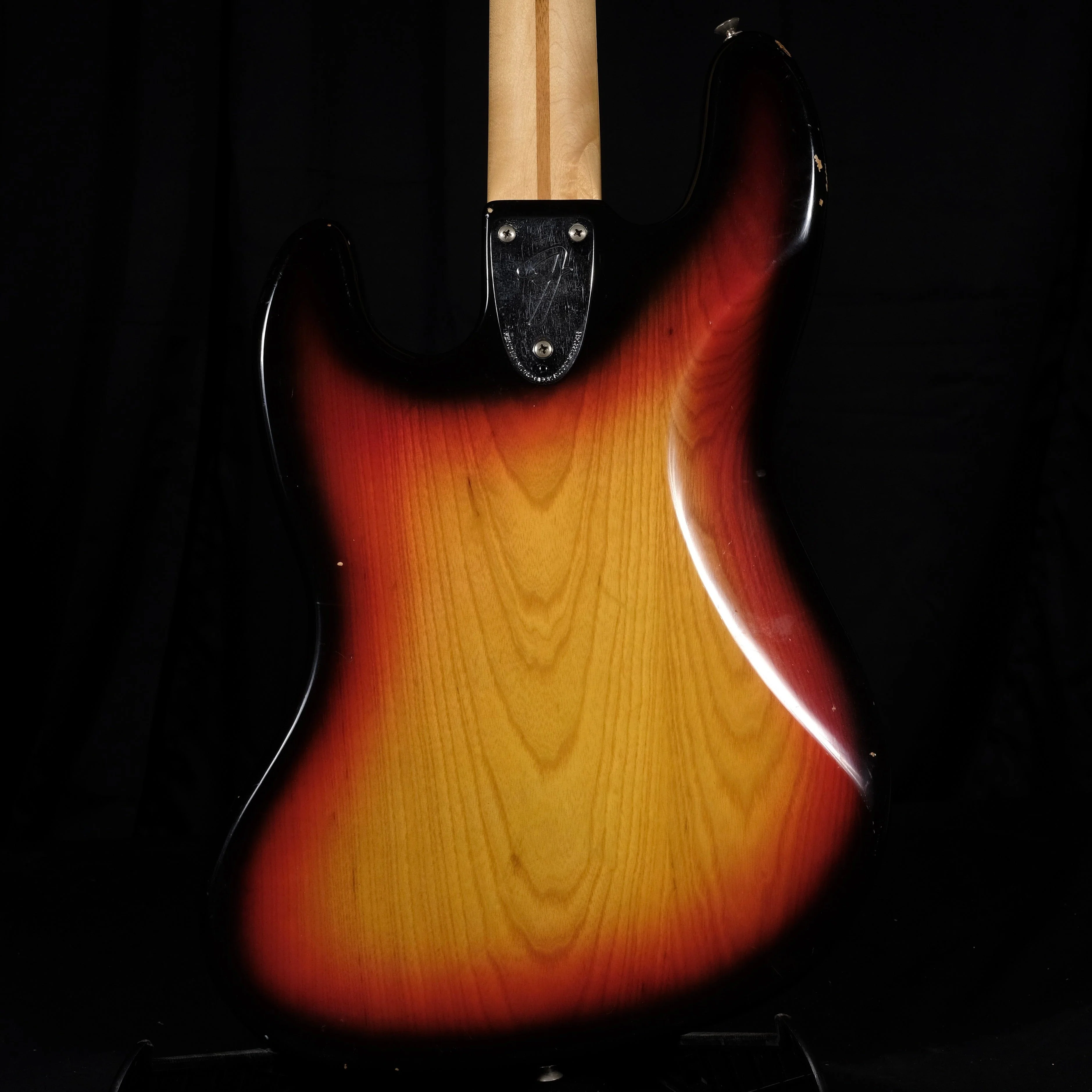 Vintage 1978 Fender Jazz Bass Block Inlay Rosewood Fingerboard Sunburst OHSC - Image 7