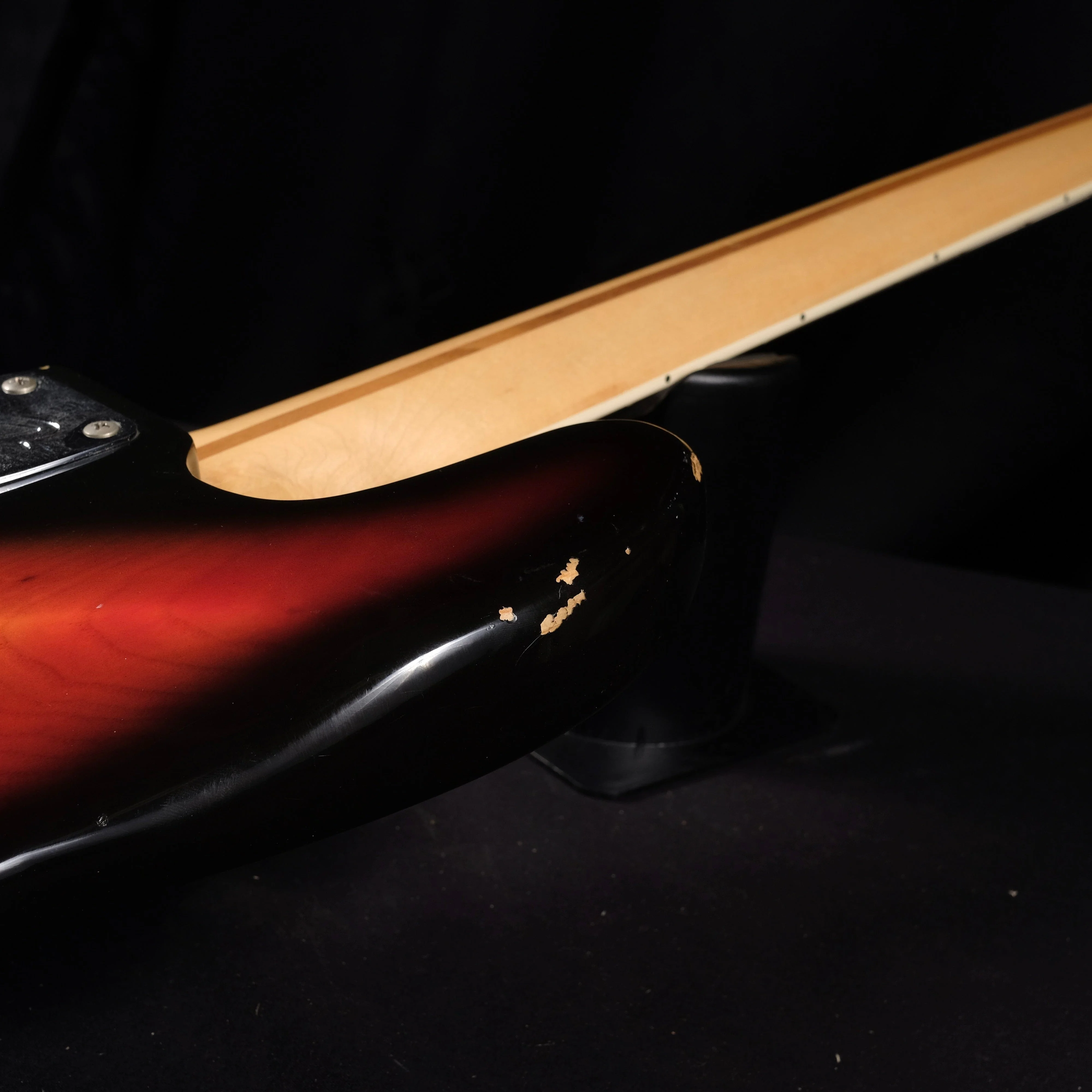 Vintage 1978 Fender Jazz Bass Block Inlay Rosewood Fingerboard Sunburst OHSC - Image 8