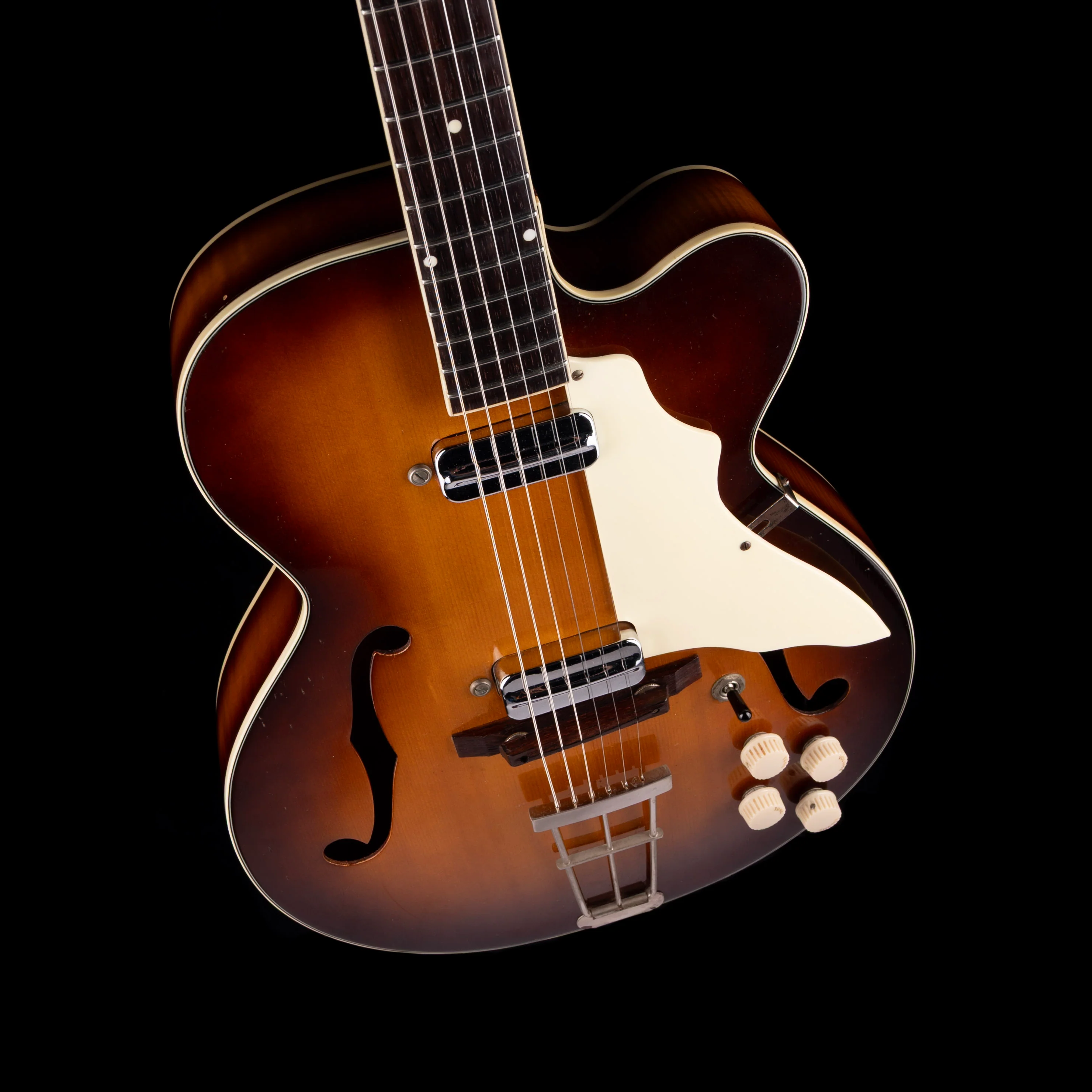 Vintage Kay K6970 Swingmaster Sunburst With OSSC - Image 3