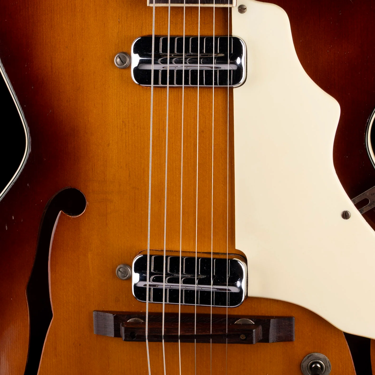Vintage Kay K6970 Swingmaster Sunburst With OSSC - Image 4