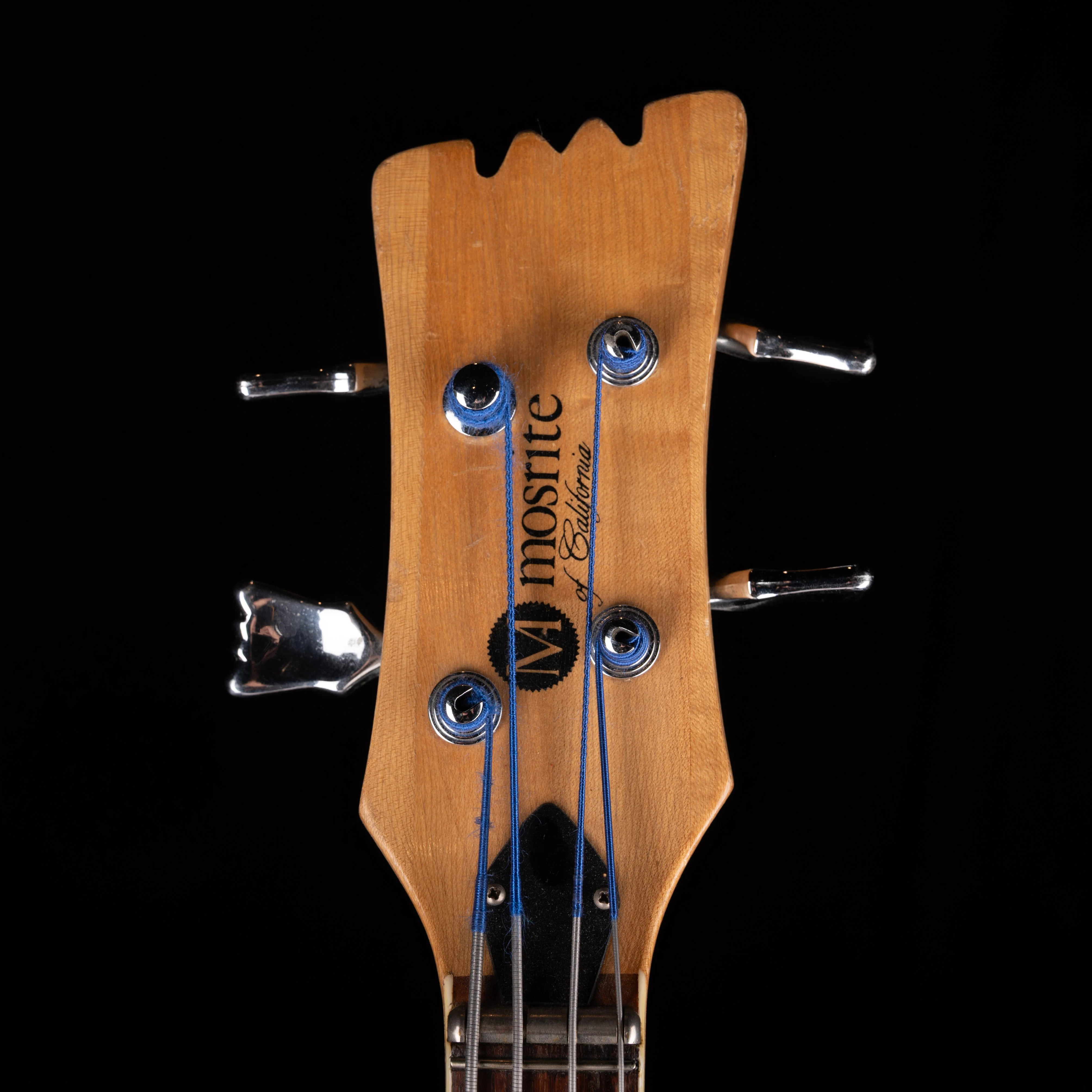 Vintage 60's Mosrite Joe Maphis Bass Natural With OHSC - Image 11