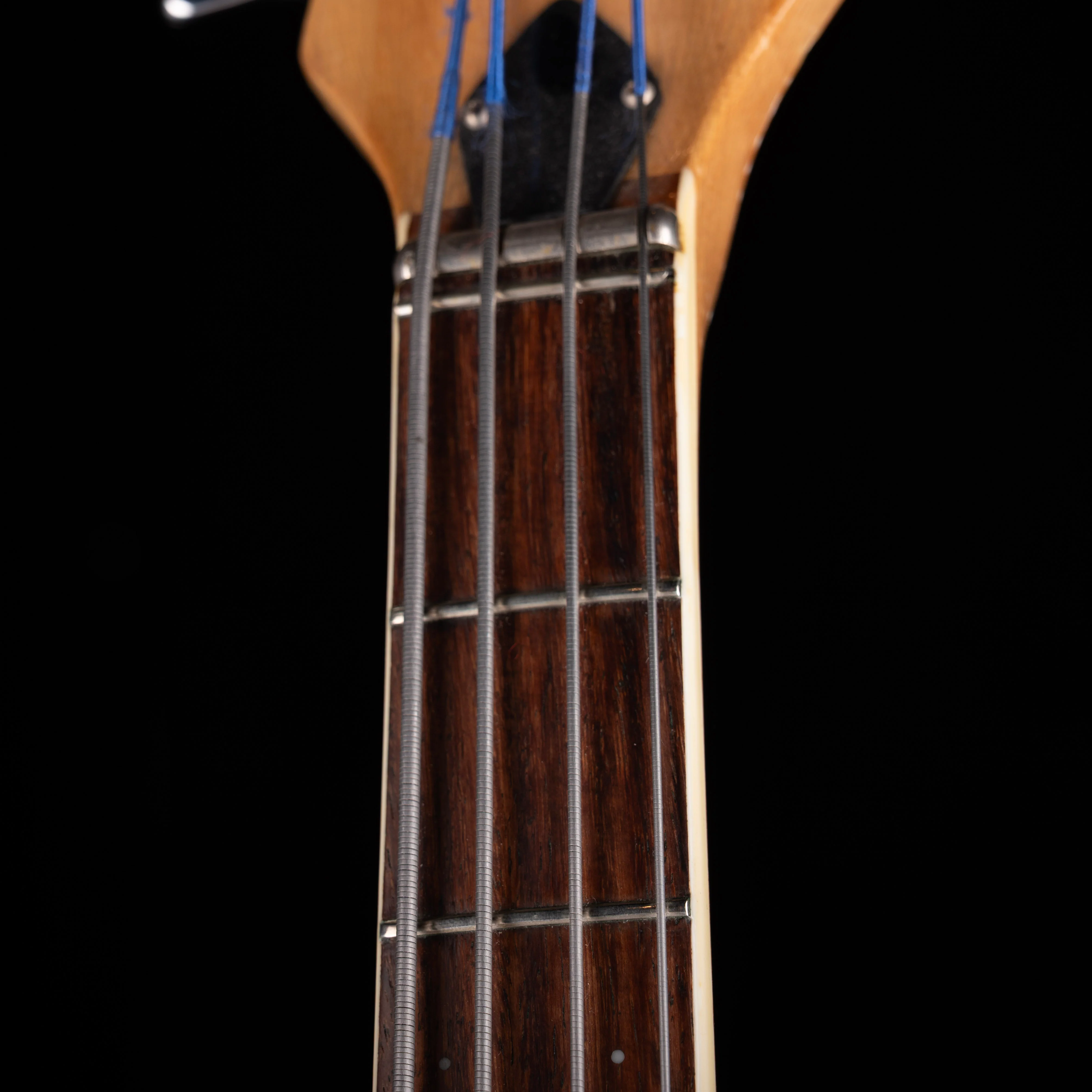 Vintage 60's Mosrite Joe Maphis Bass Natural With OHSC - Image 12