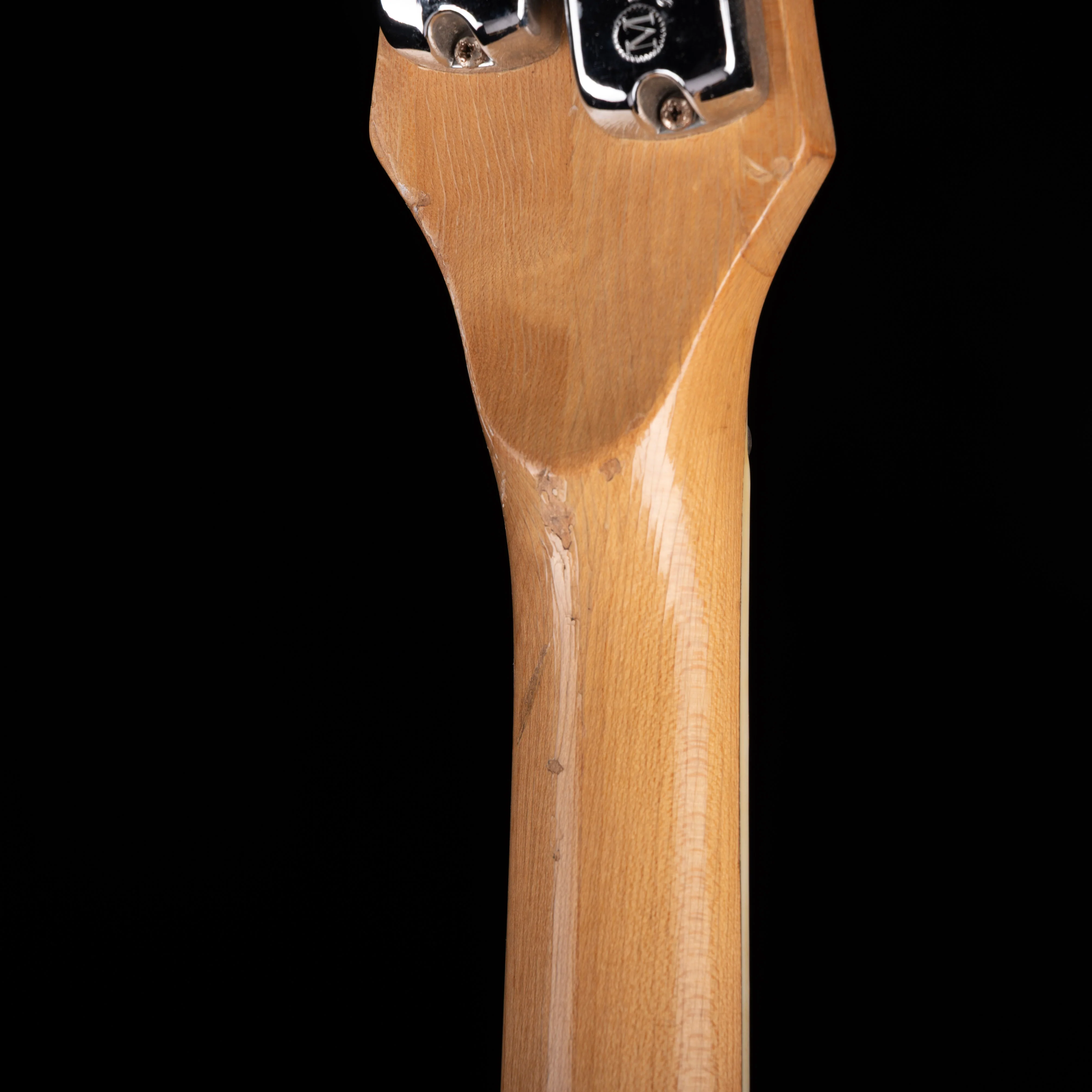 Vintage 60's Mosrite Joe Maphis Bass Natural With OHSC - Image 14